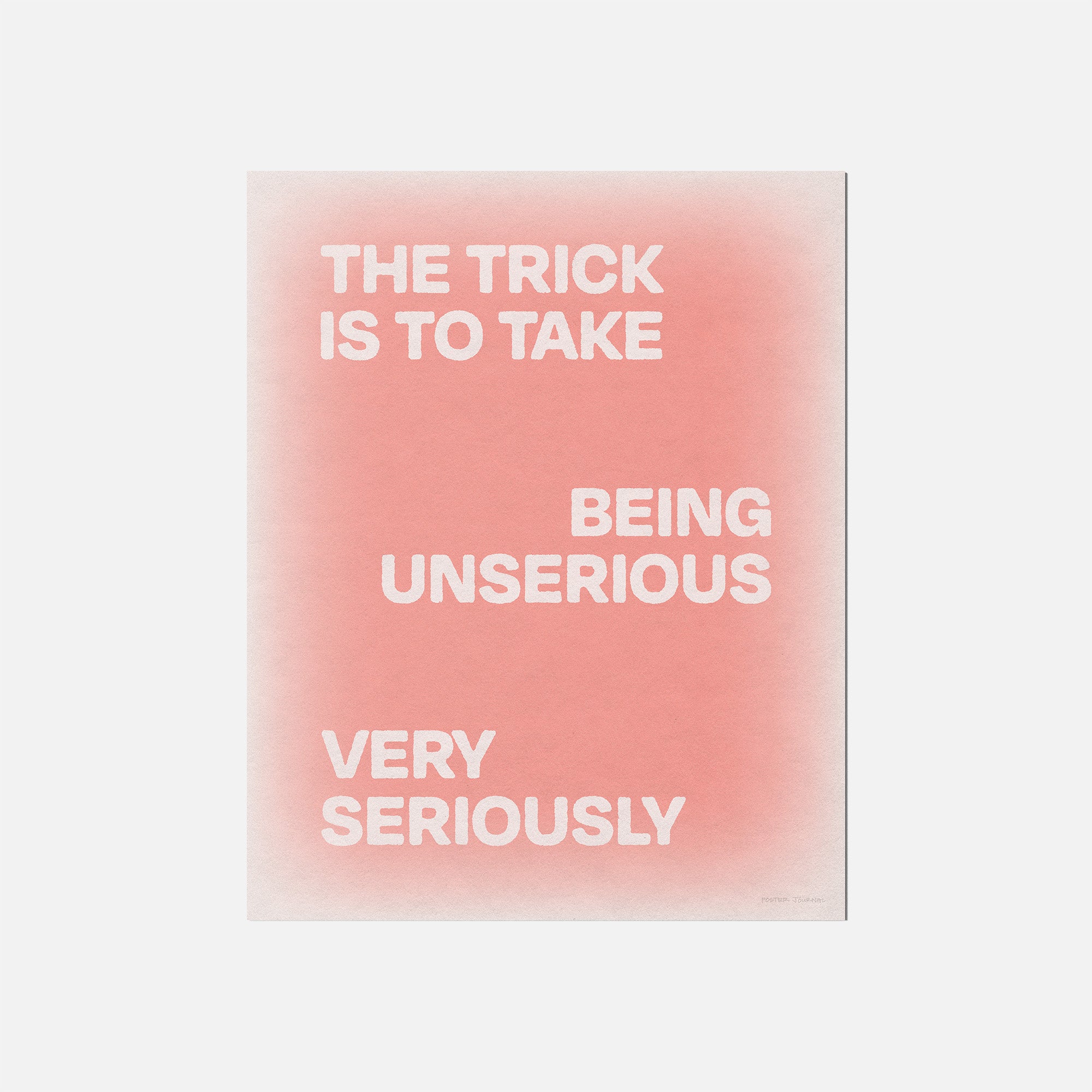 UNSERIOUS PRINT