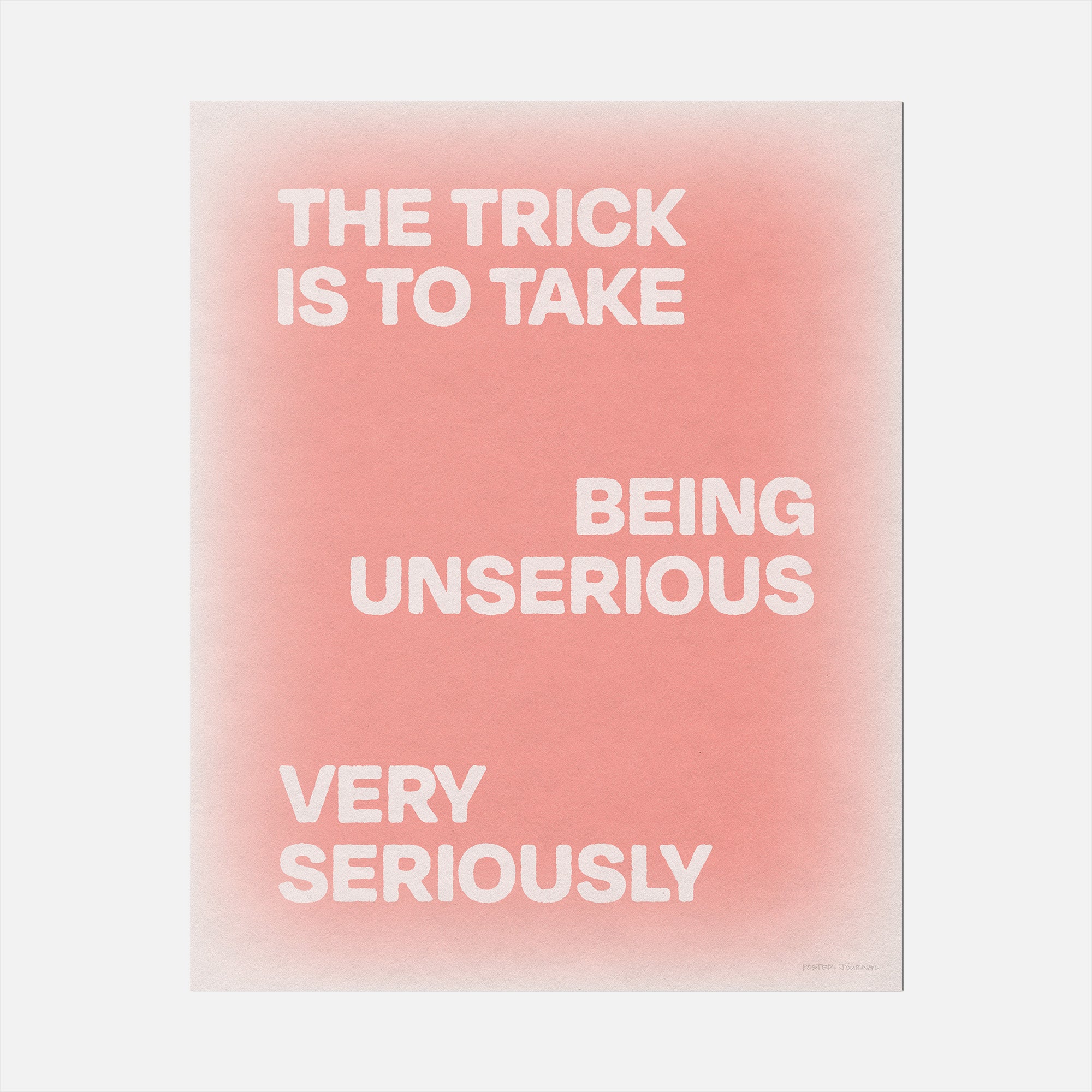 UNSERIOUS PRINT