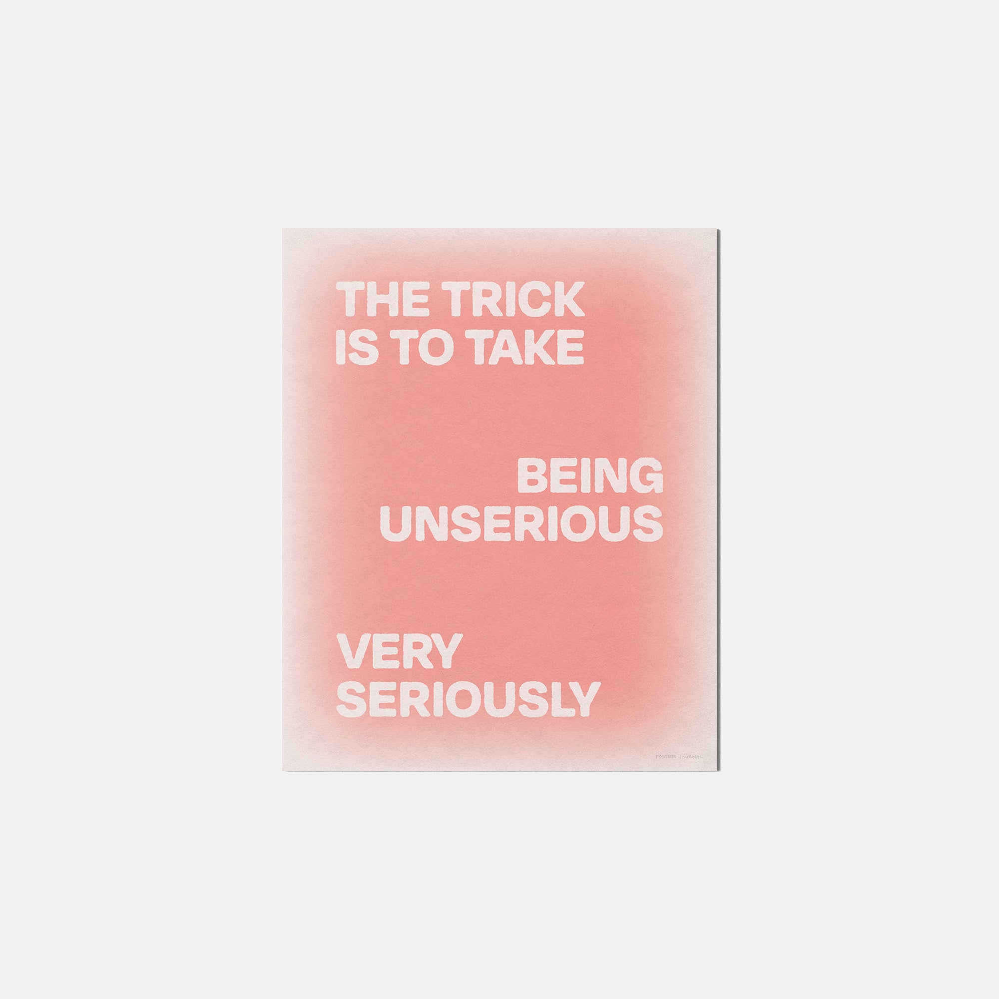 UNSERIOUS PRINT