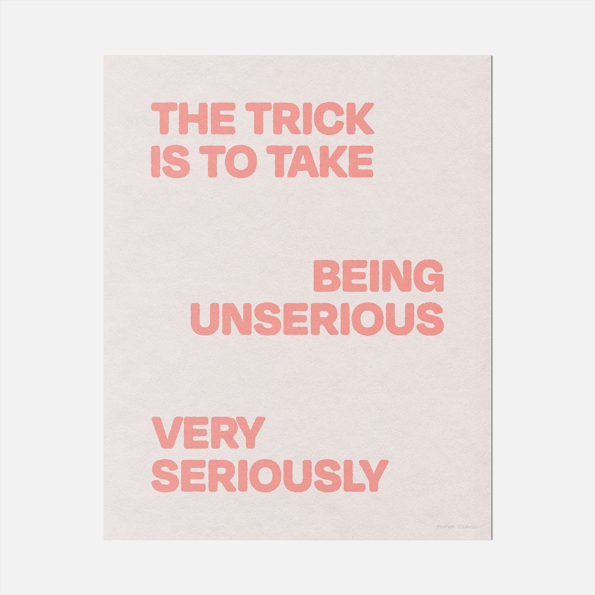 UNSERIOUS PRINT
