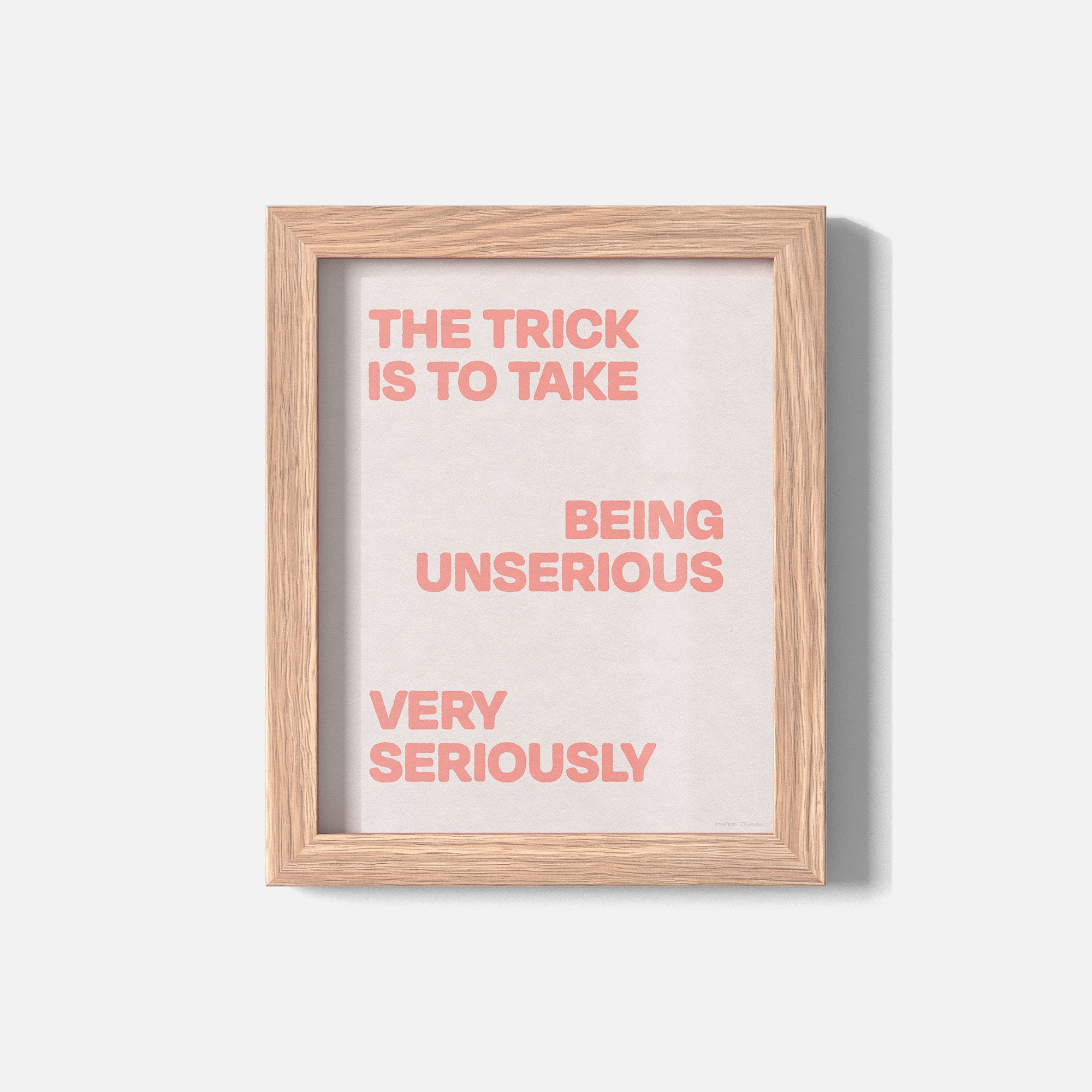 UNSERIOUS PRINT