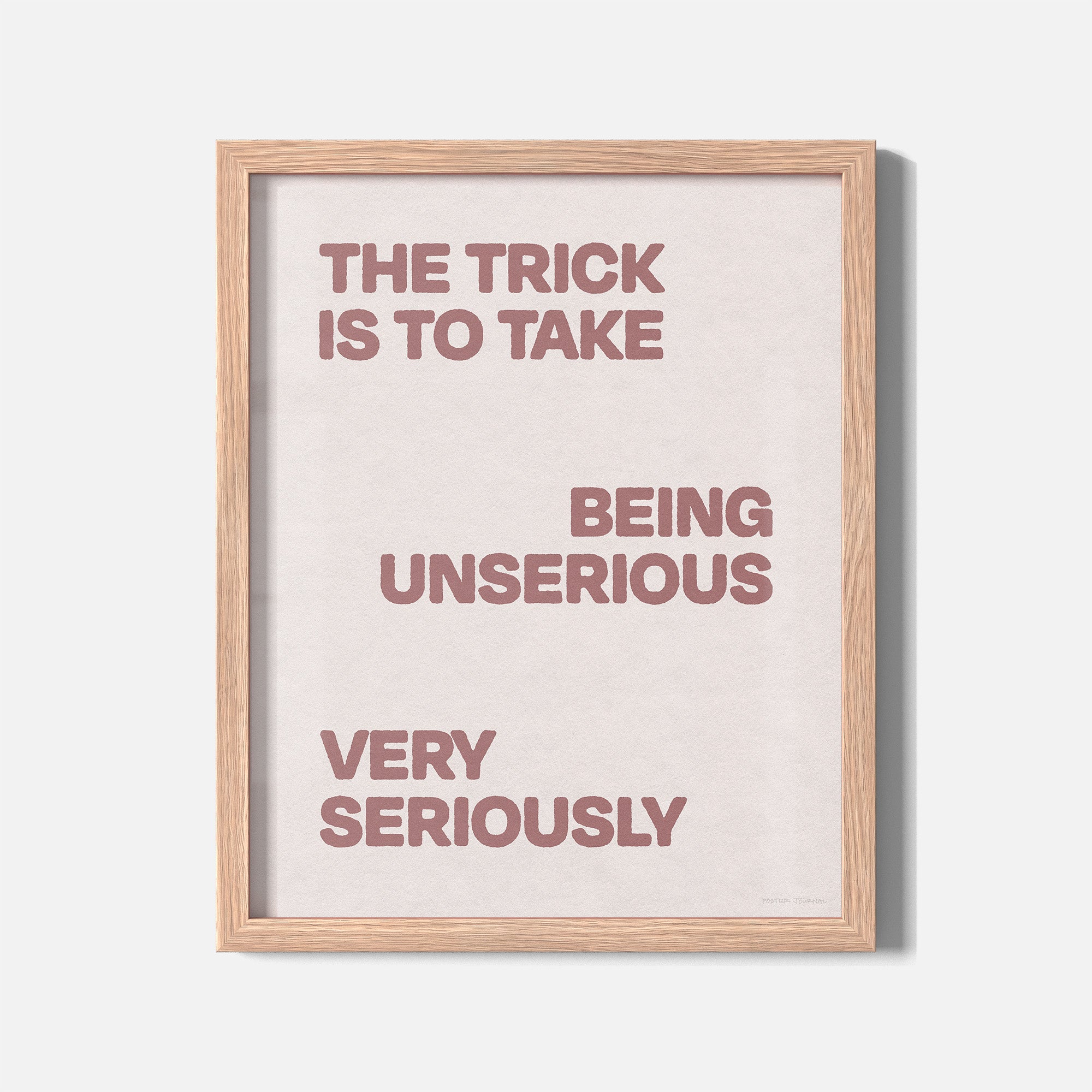 UNSERIOUS PRINT