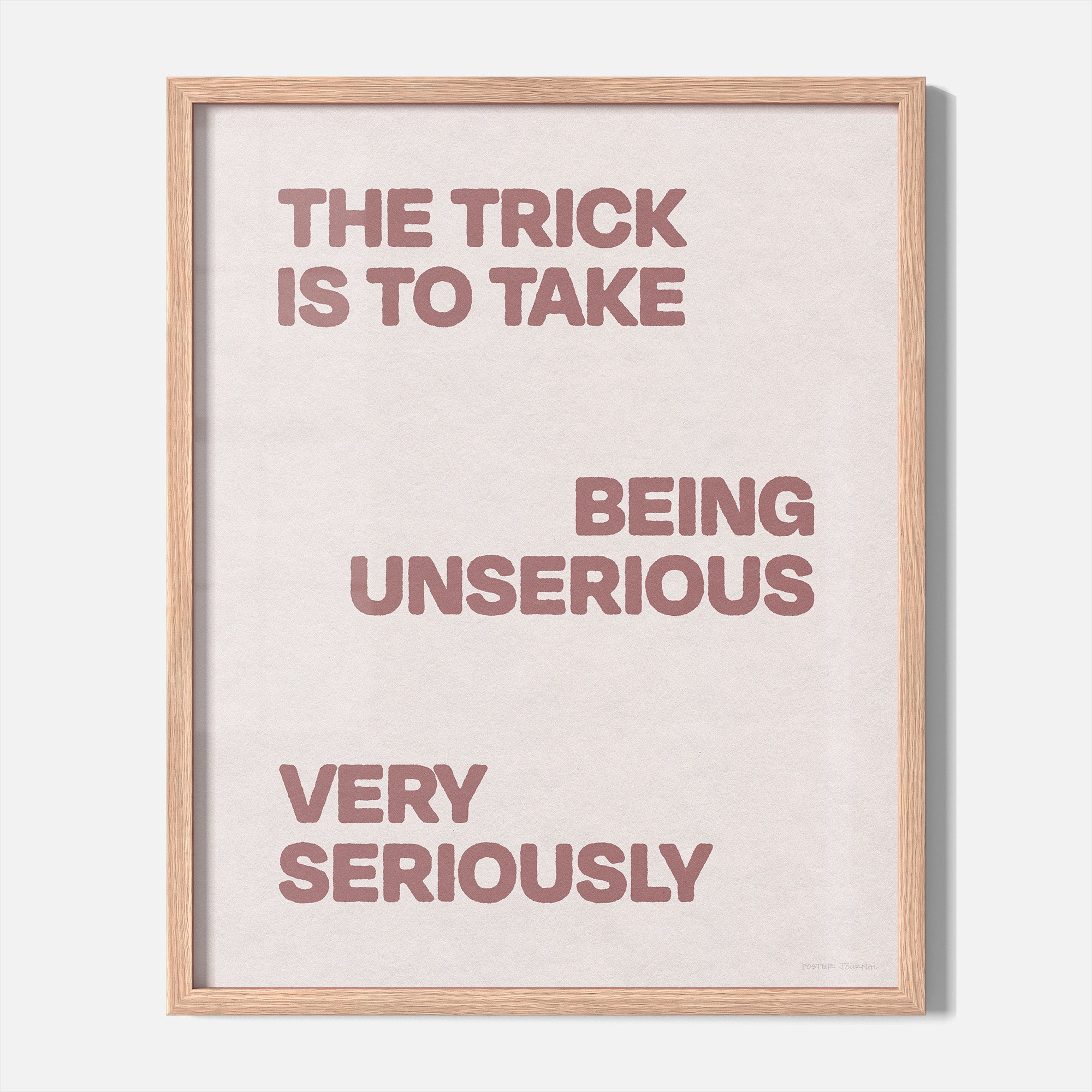 UNSERIOUS PRINT