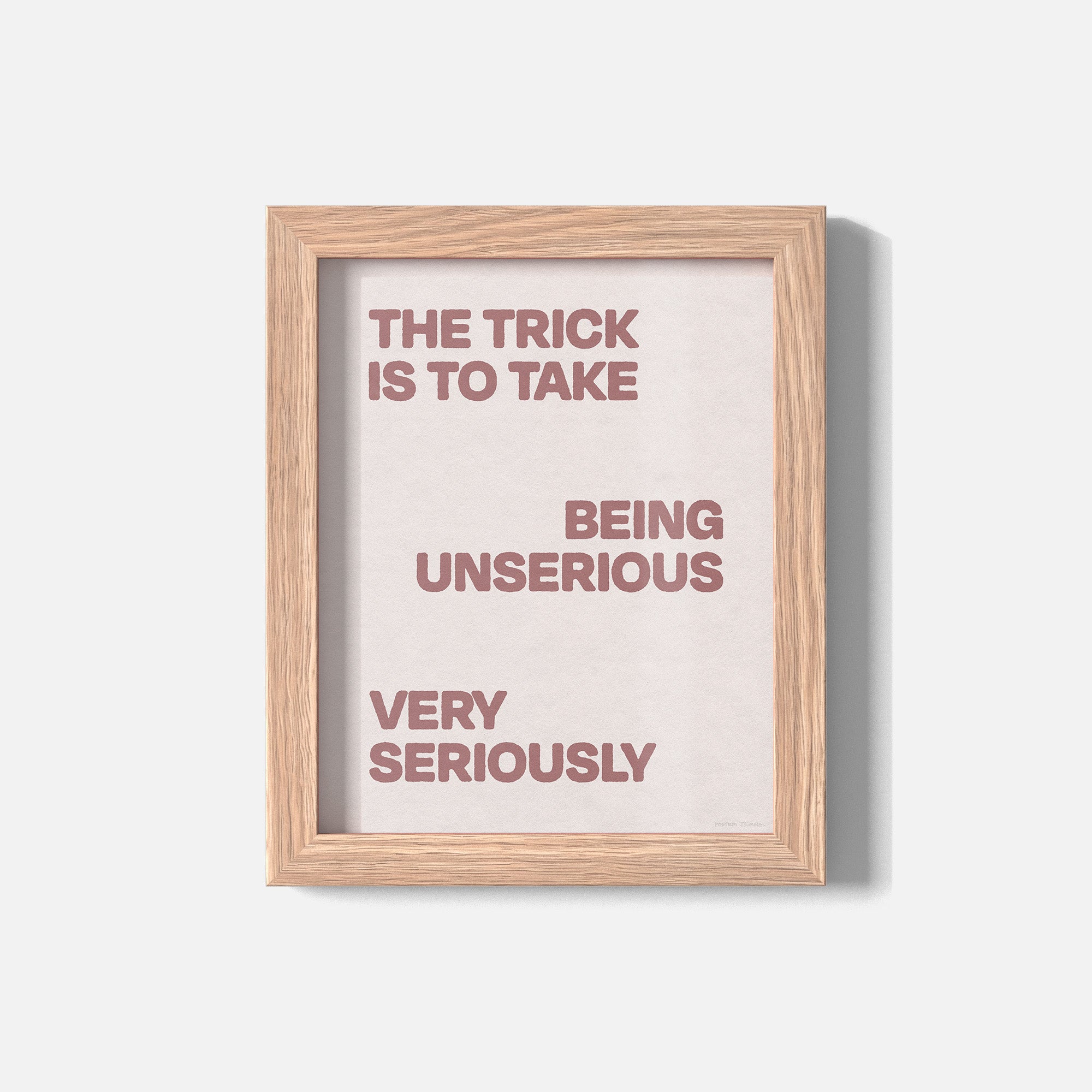 UNSERIOUS PRINT
