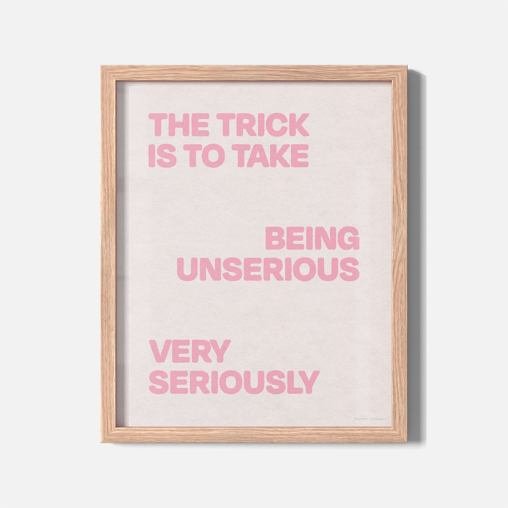 UNSERIOUS PRINT
