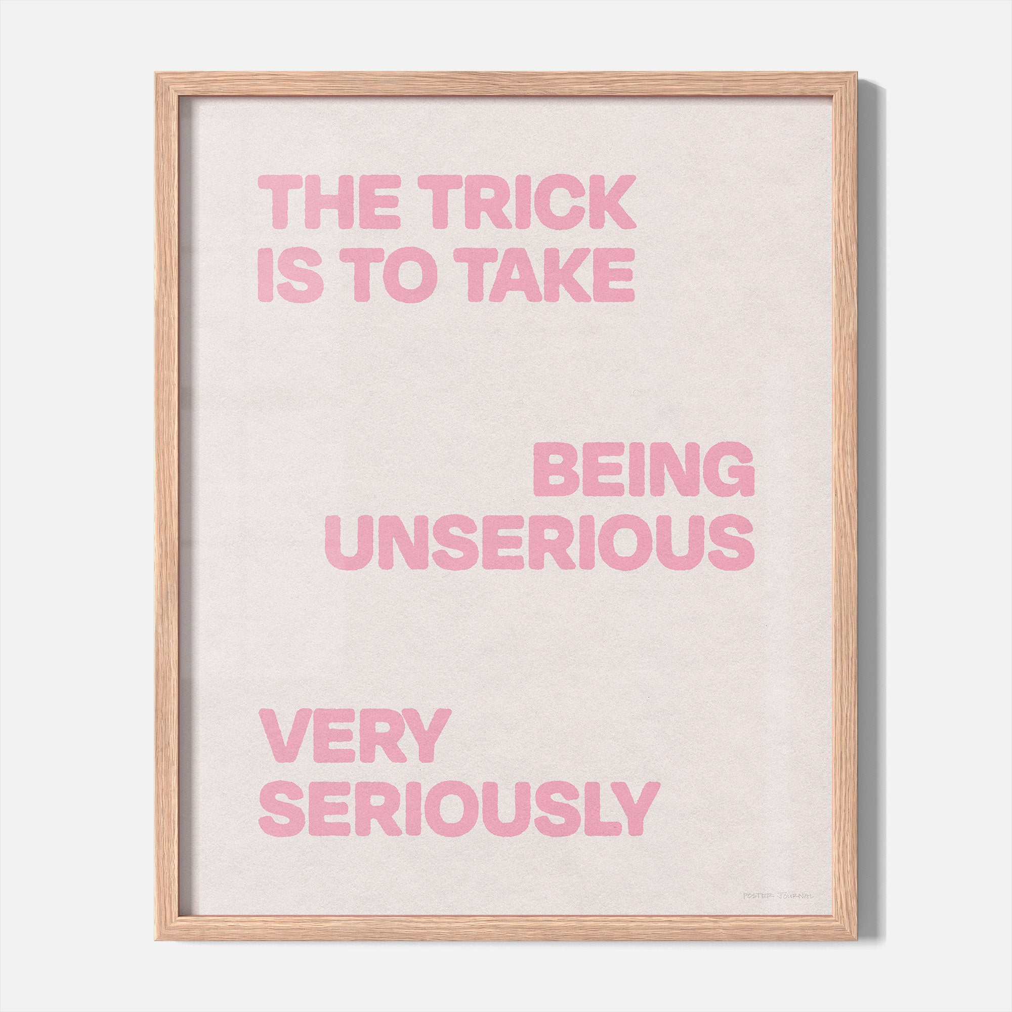 UNSERIOUS PRINT