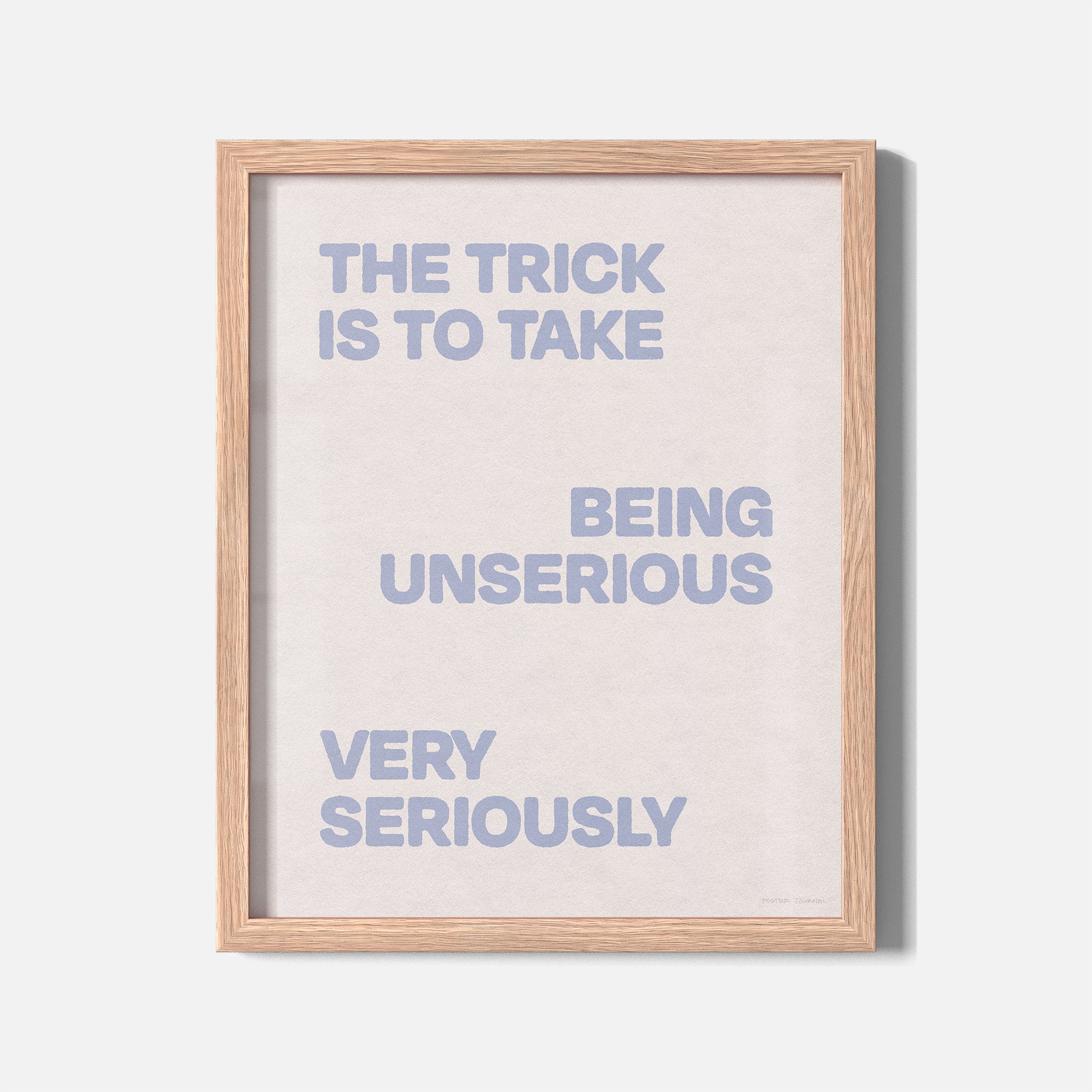 UNSERIOUS PRINT