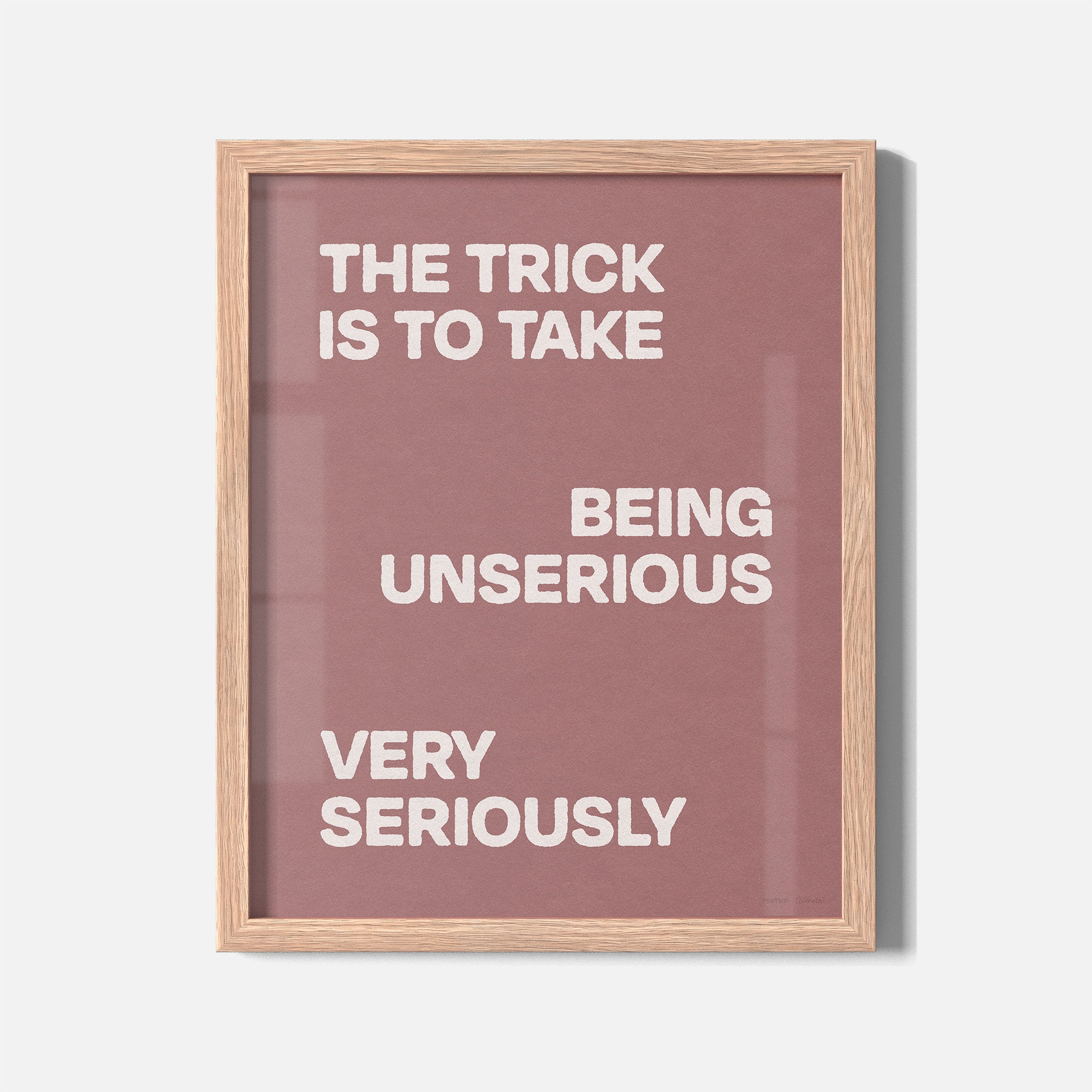 UNSERIOUS PRINT