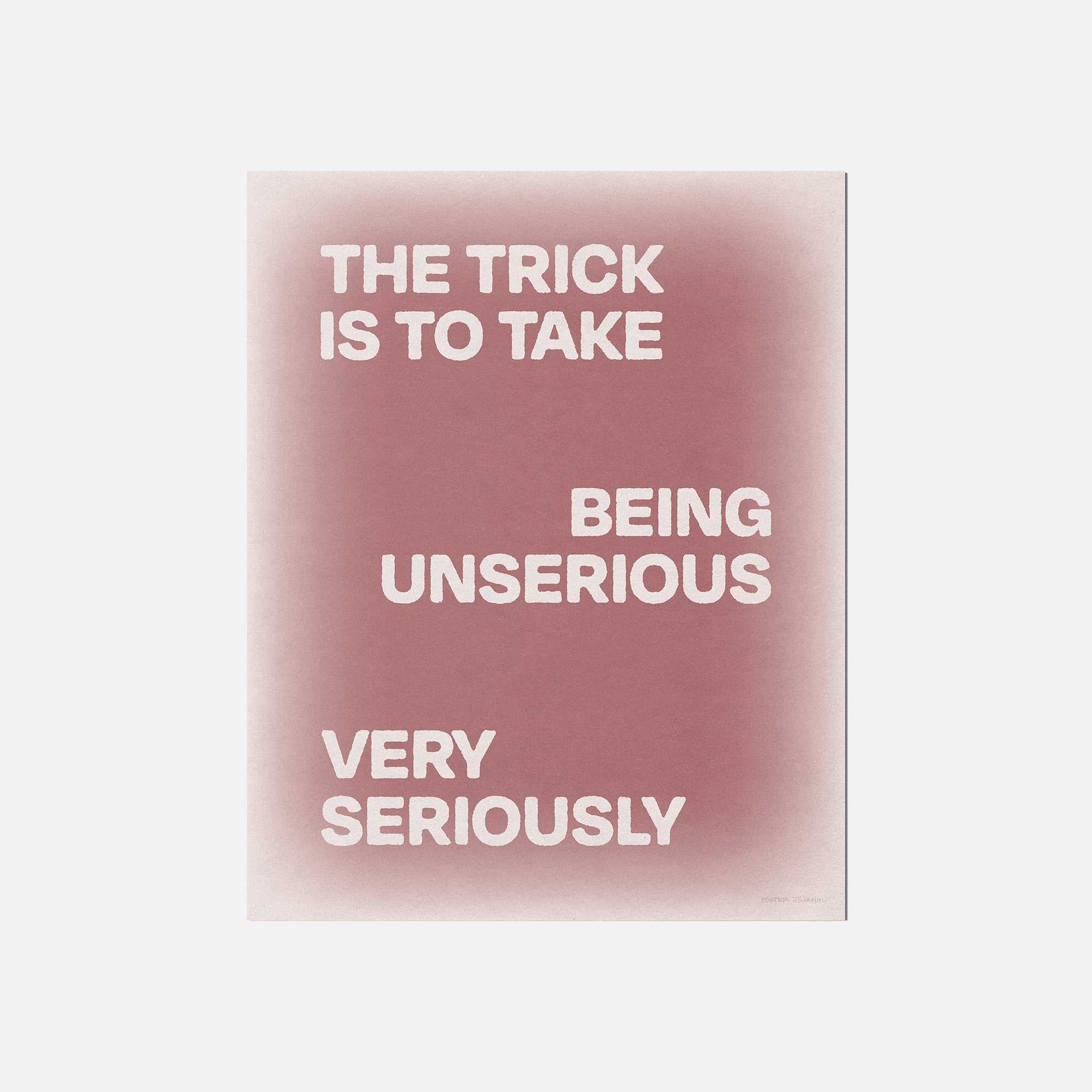 UNSERIOUS PRINT