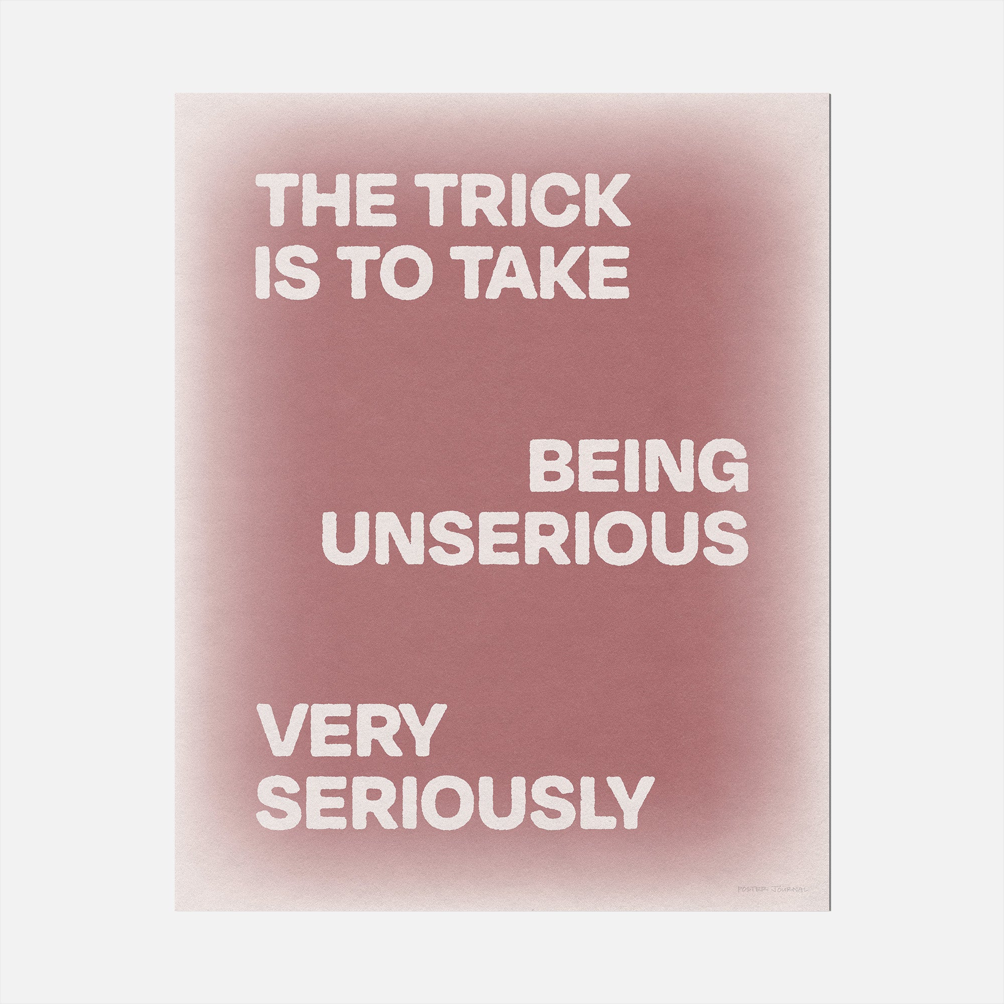 UNSERIOUS PRINT