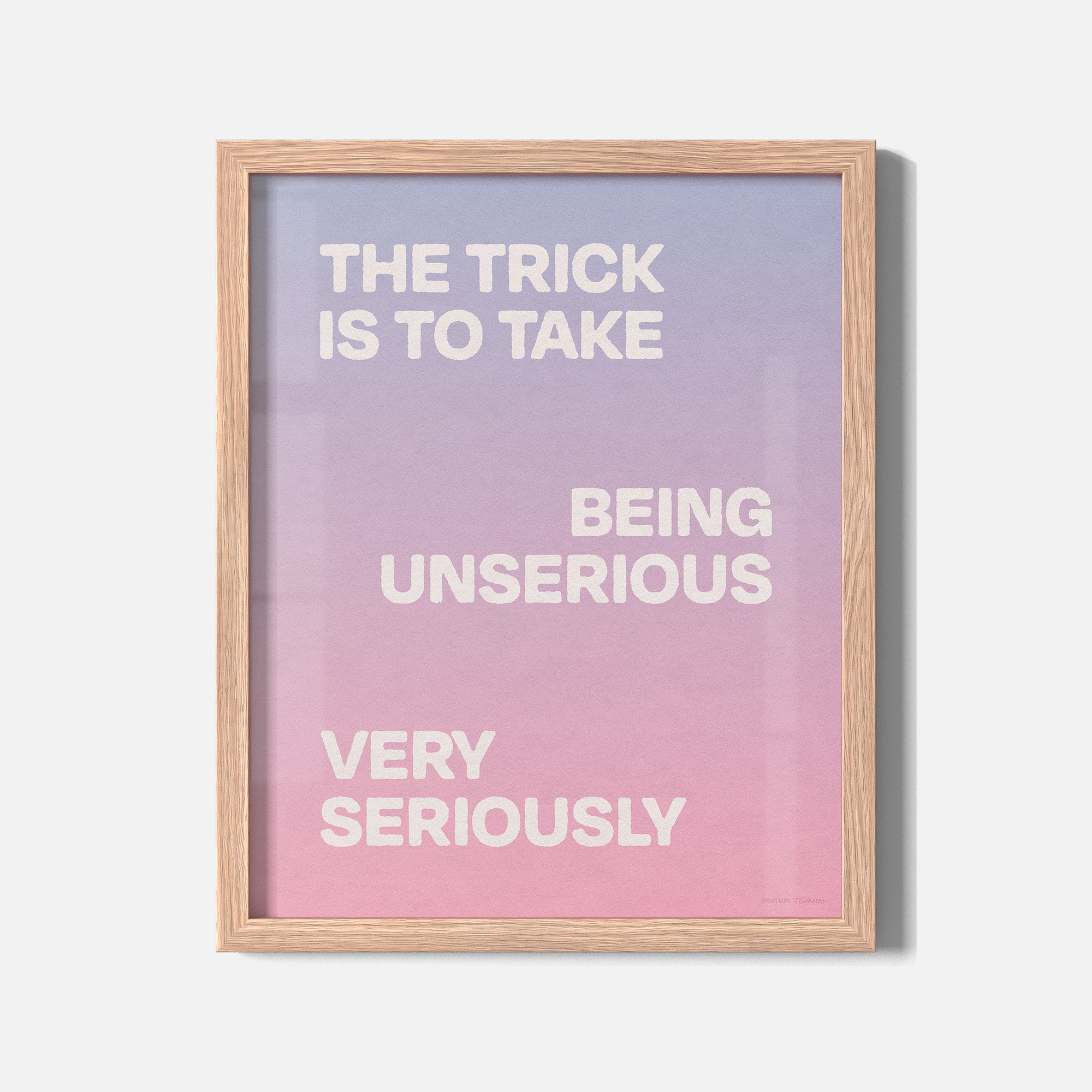 UNSERIOUS PRINT