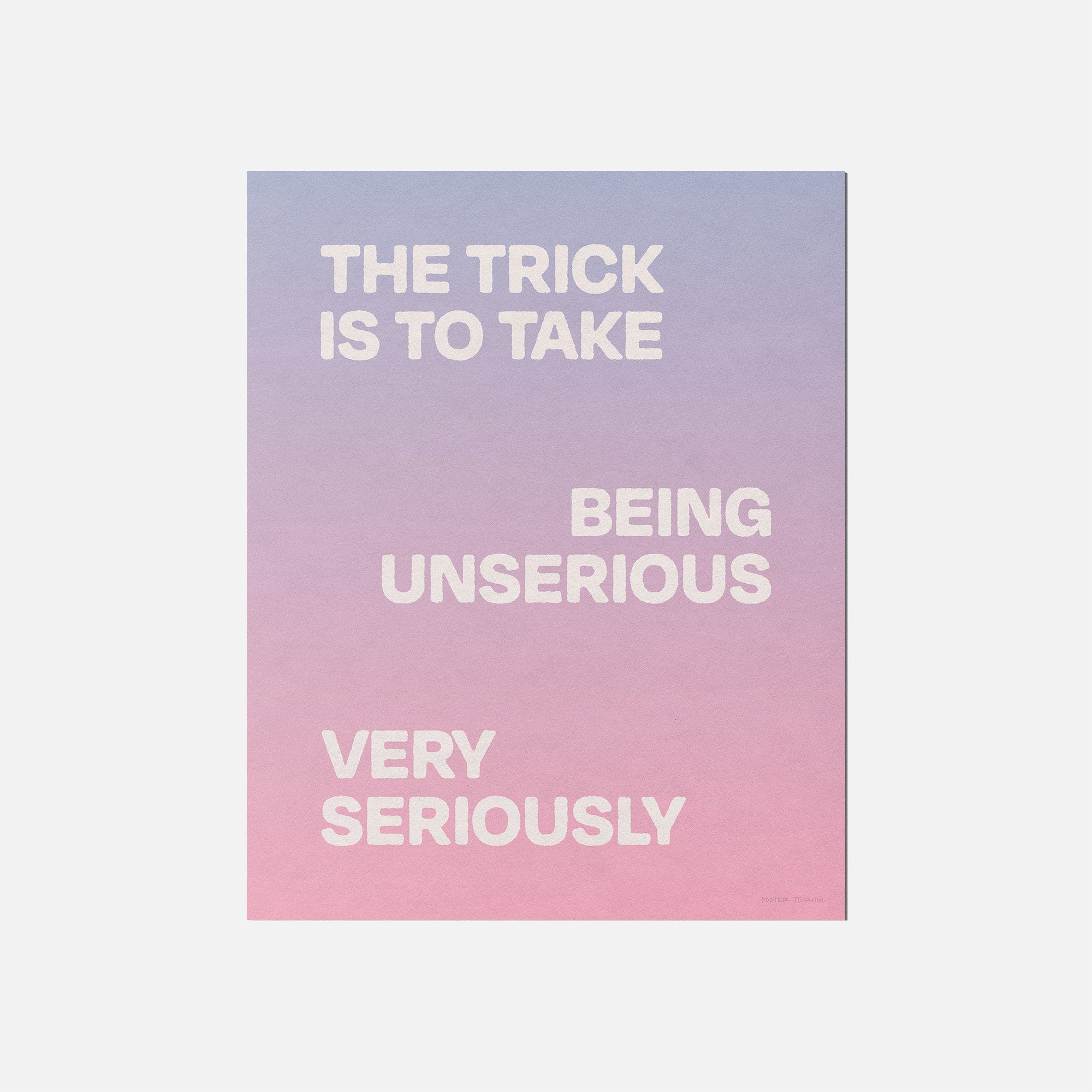 UNSERIOUS PRINT