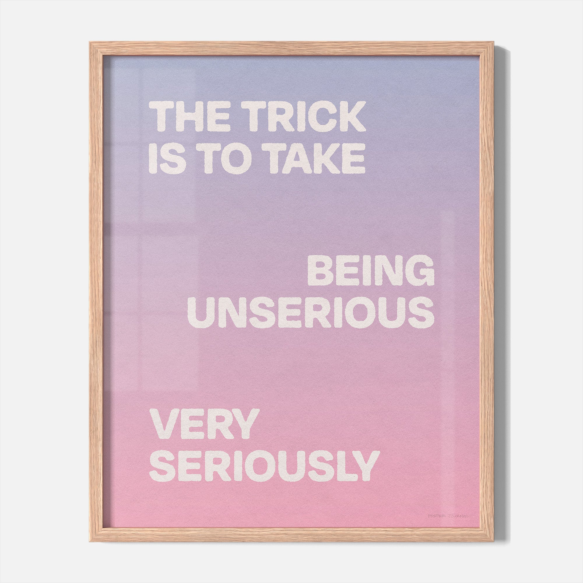 UNSERIOUS PRINT