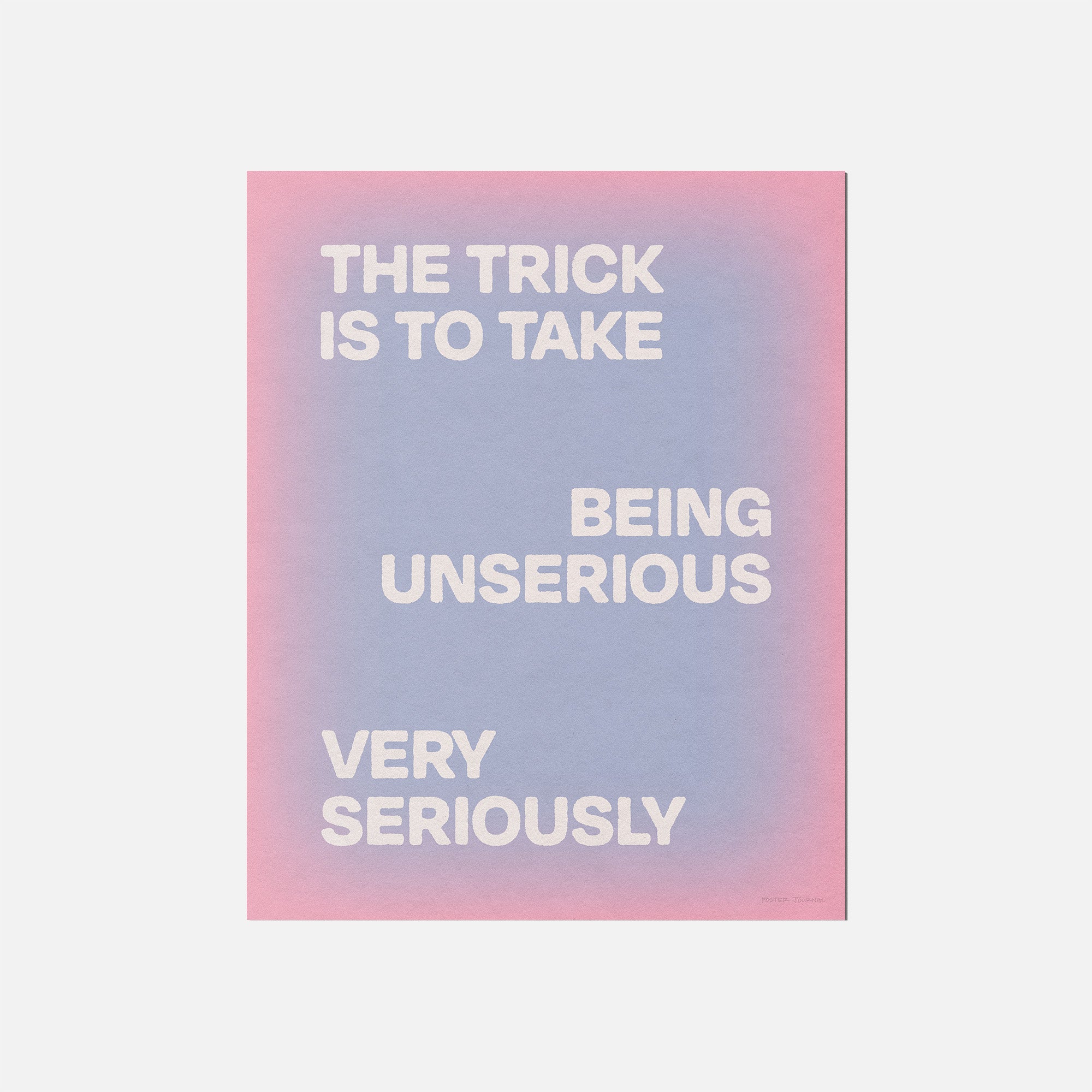 UNSERIOUS PRINT