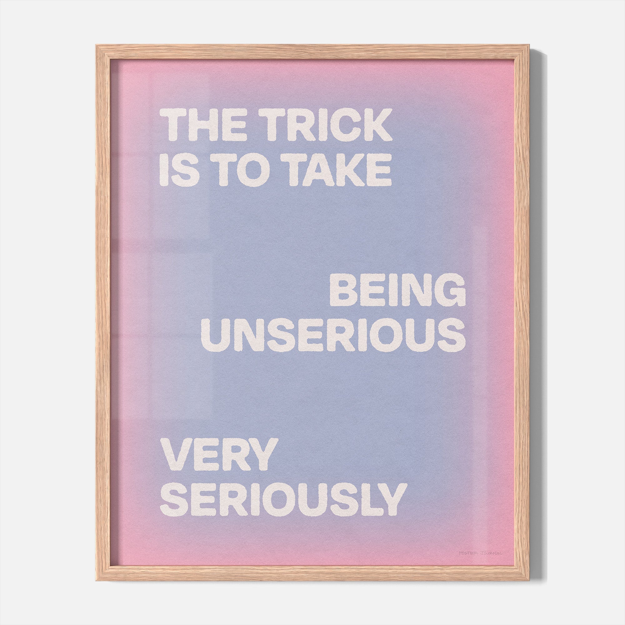 UNSERIOUS PRINT