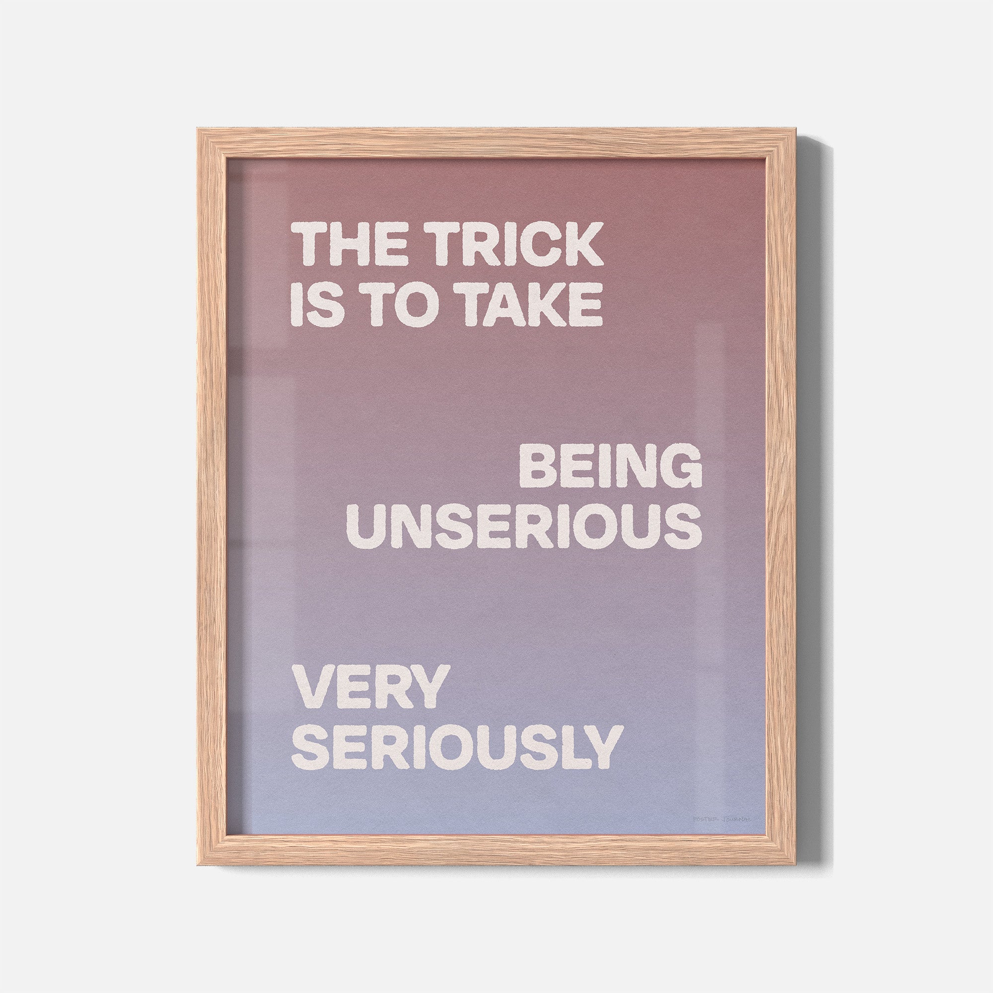 UNSERIOUS PRINT