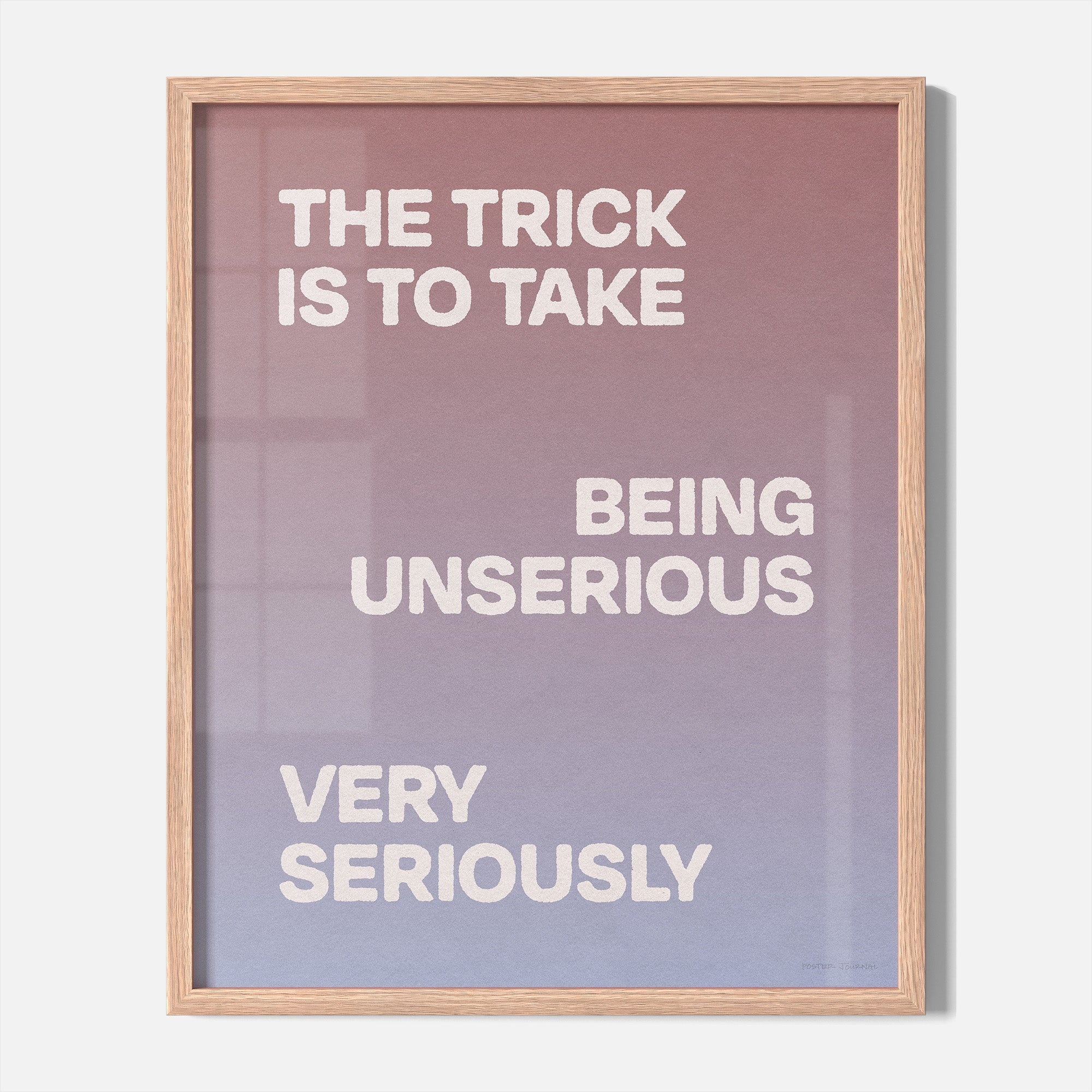 UNSERIOUS PRINT