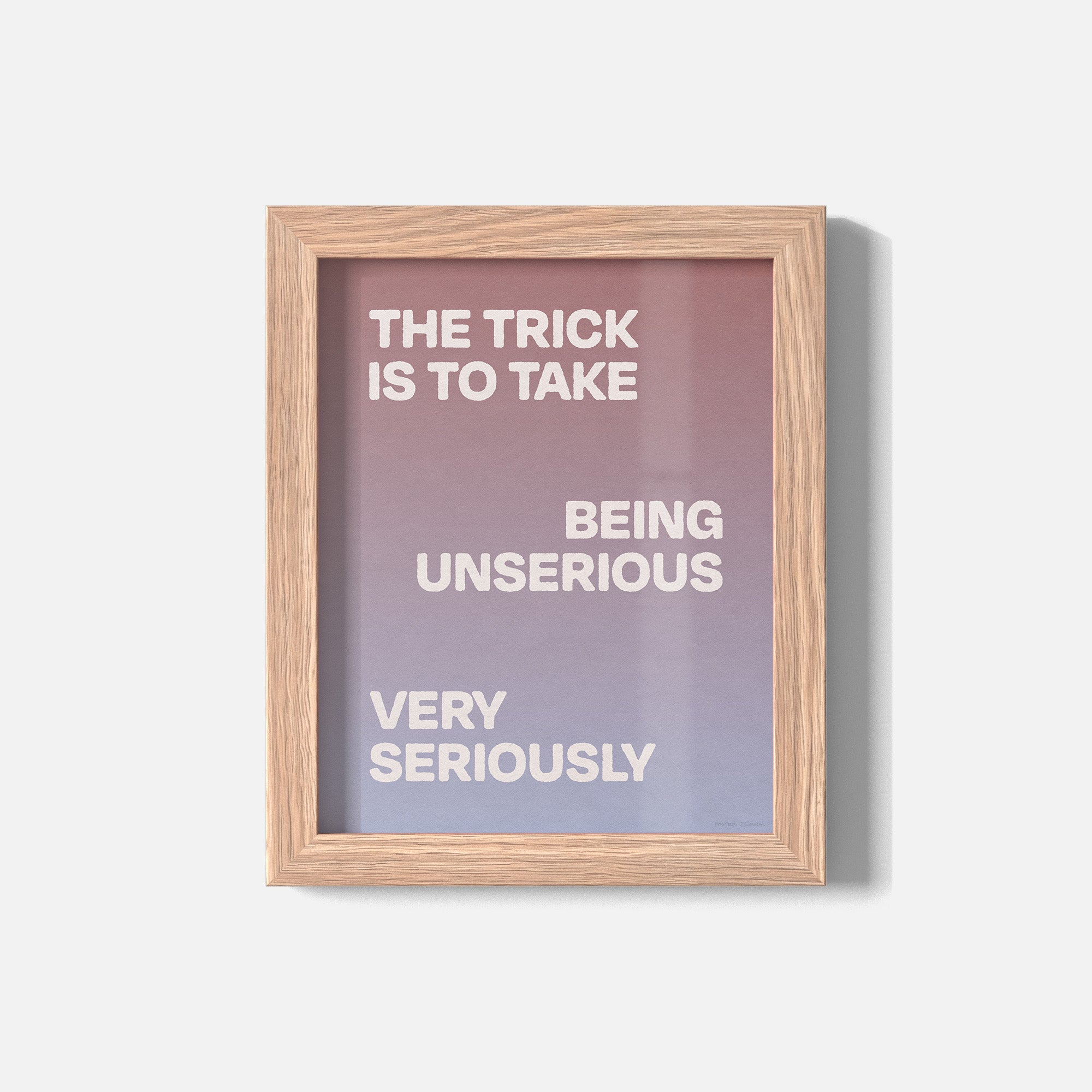 UNSERIOUS PRINT