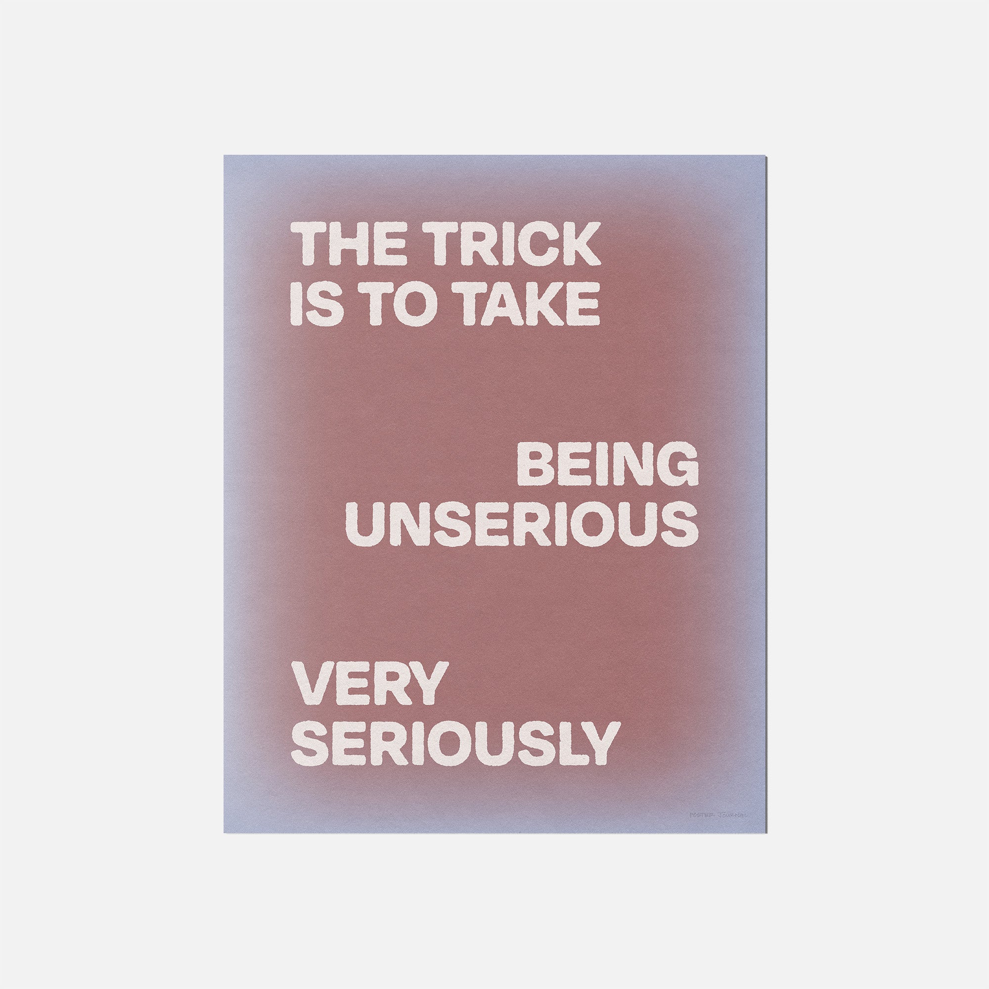 UNSERIOUS PRINT