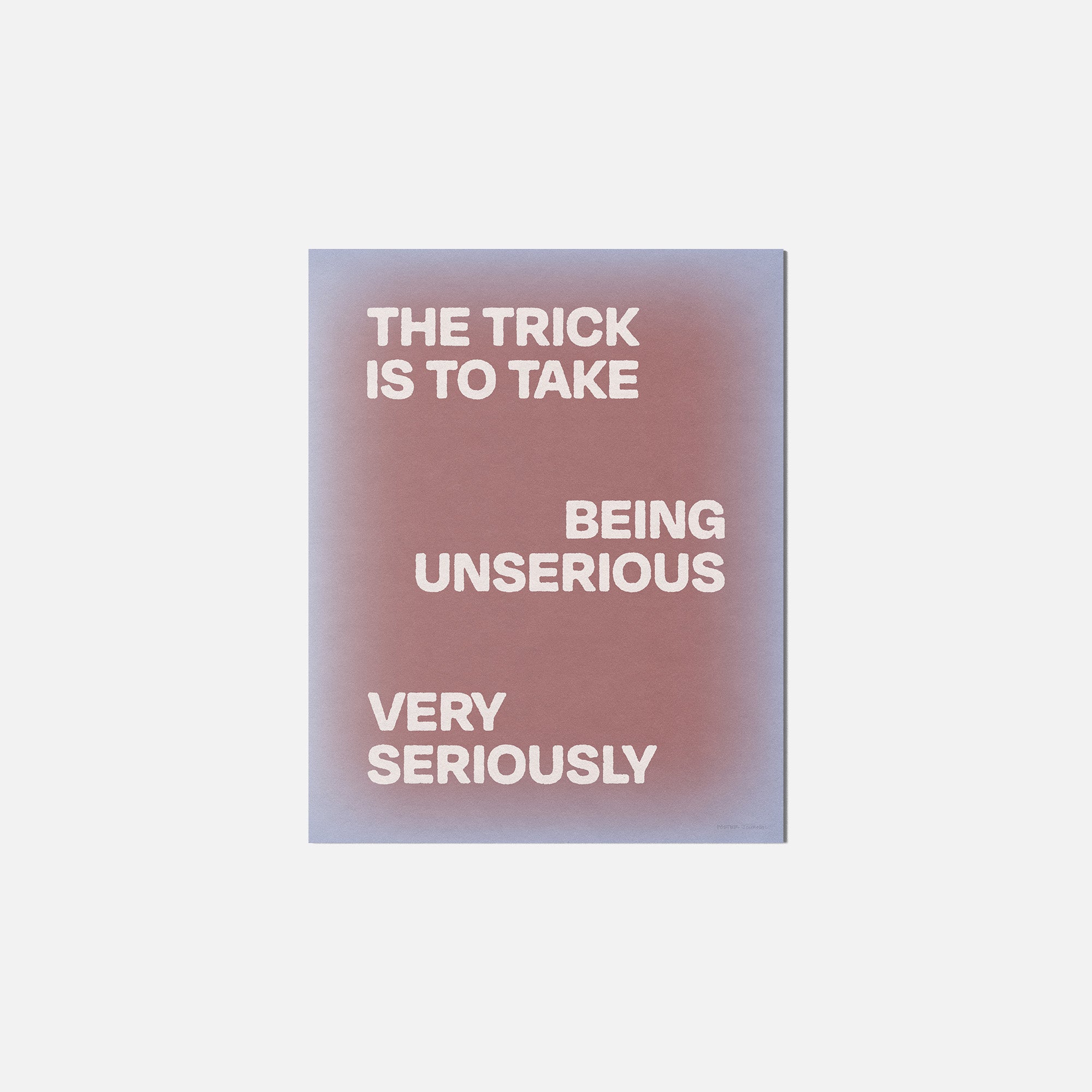 UNSERIOUS PRINT