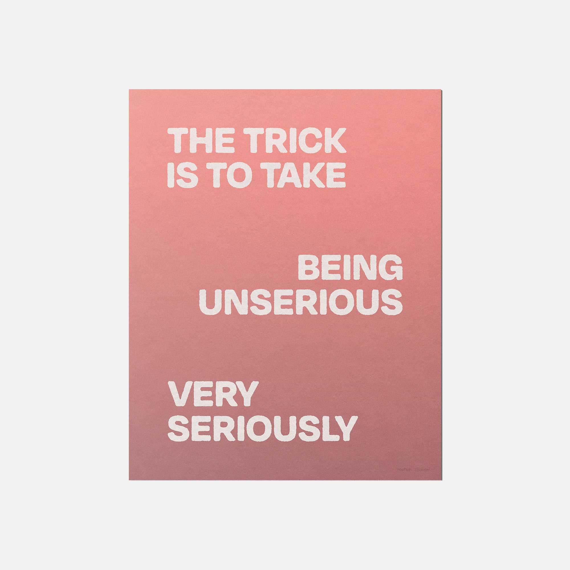 UNSERIOUS PRINT
