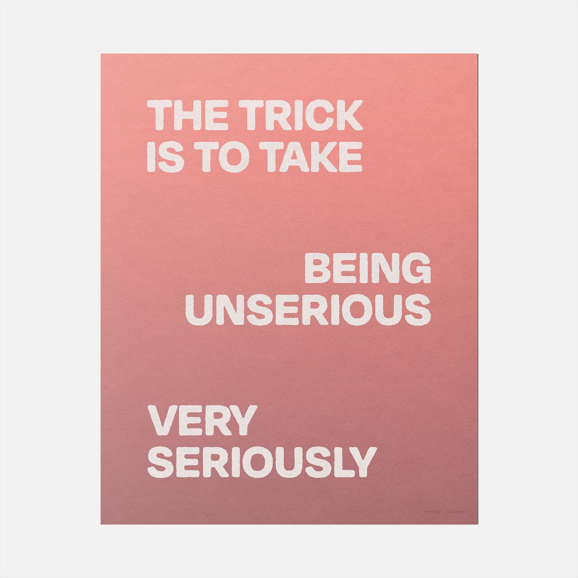 UNSERIOUS PRINT