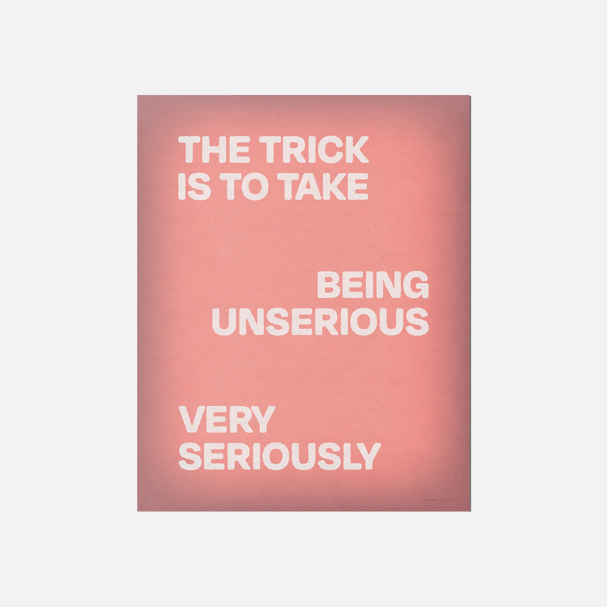 UNSERIOUS PRINT