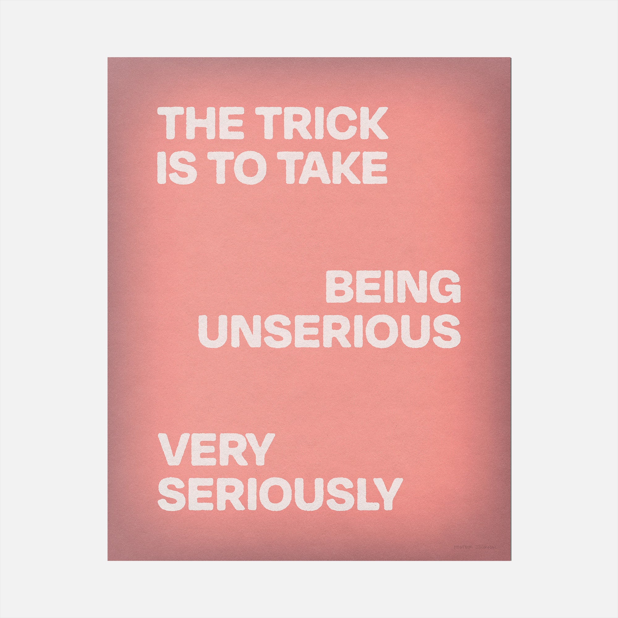 UNSERIOUS PRINT