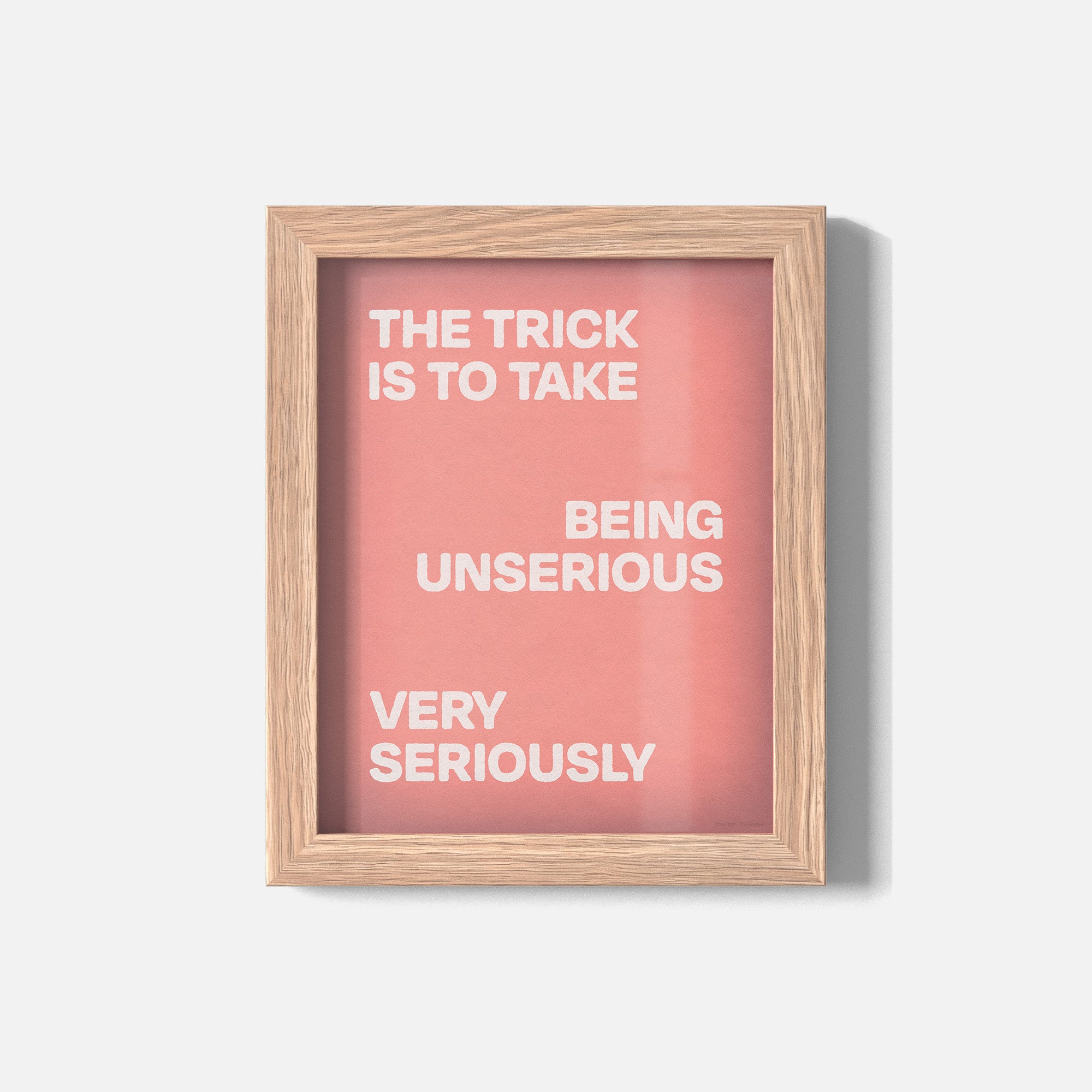 UNSERIOUS PRINT