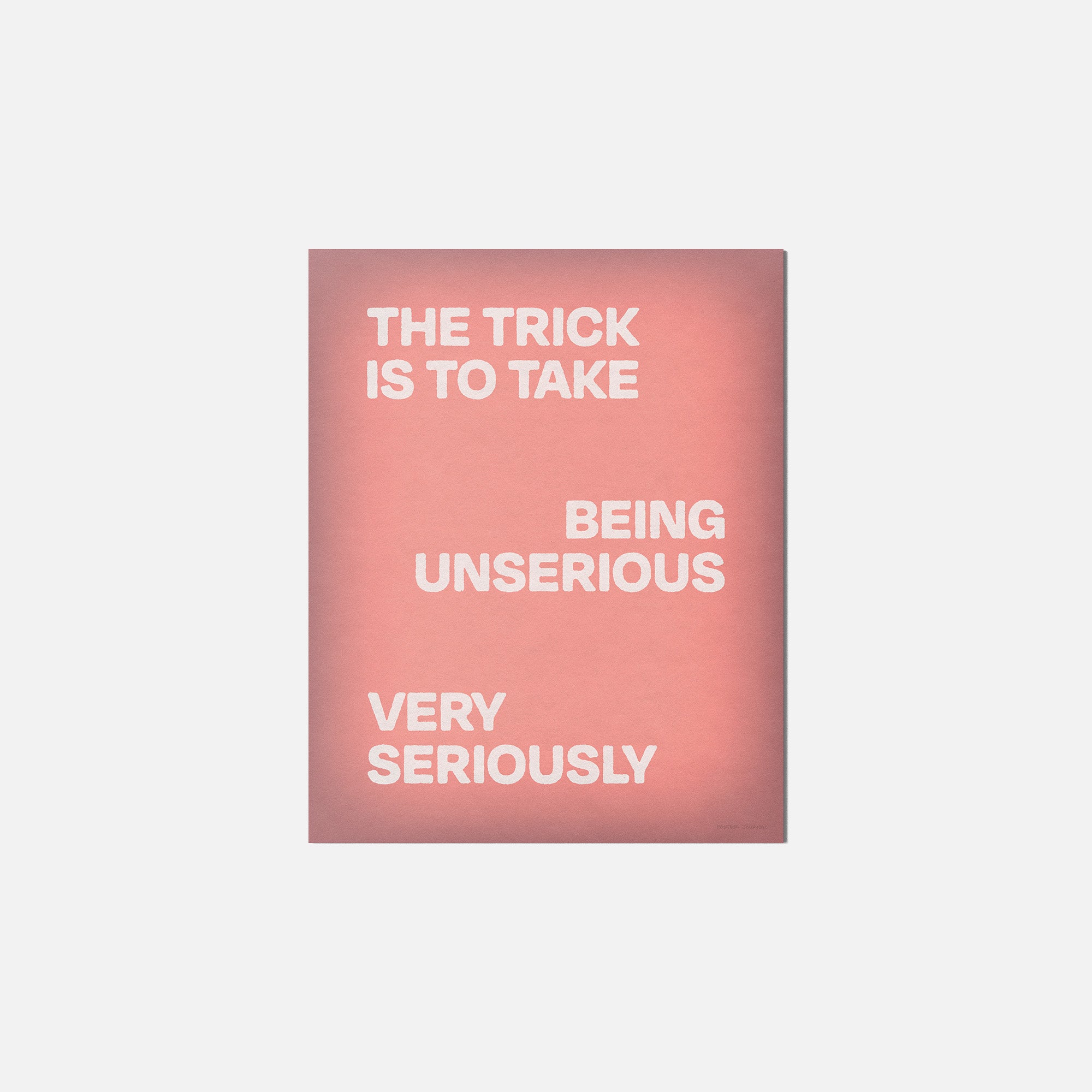 UNSERIOUS PRINT