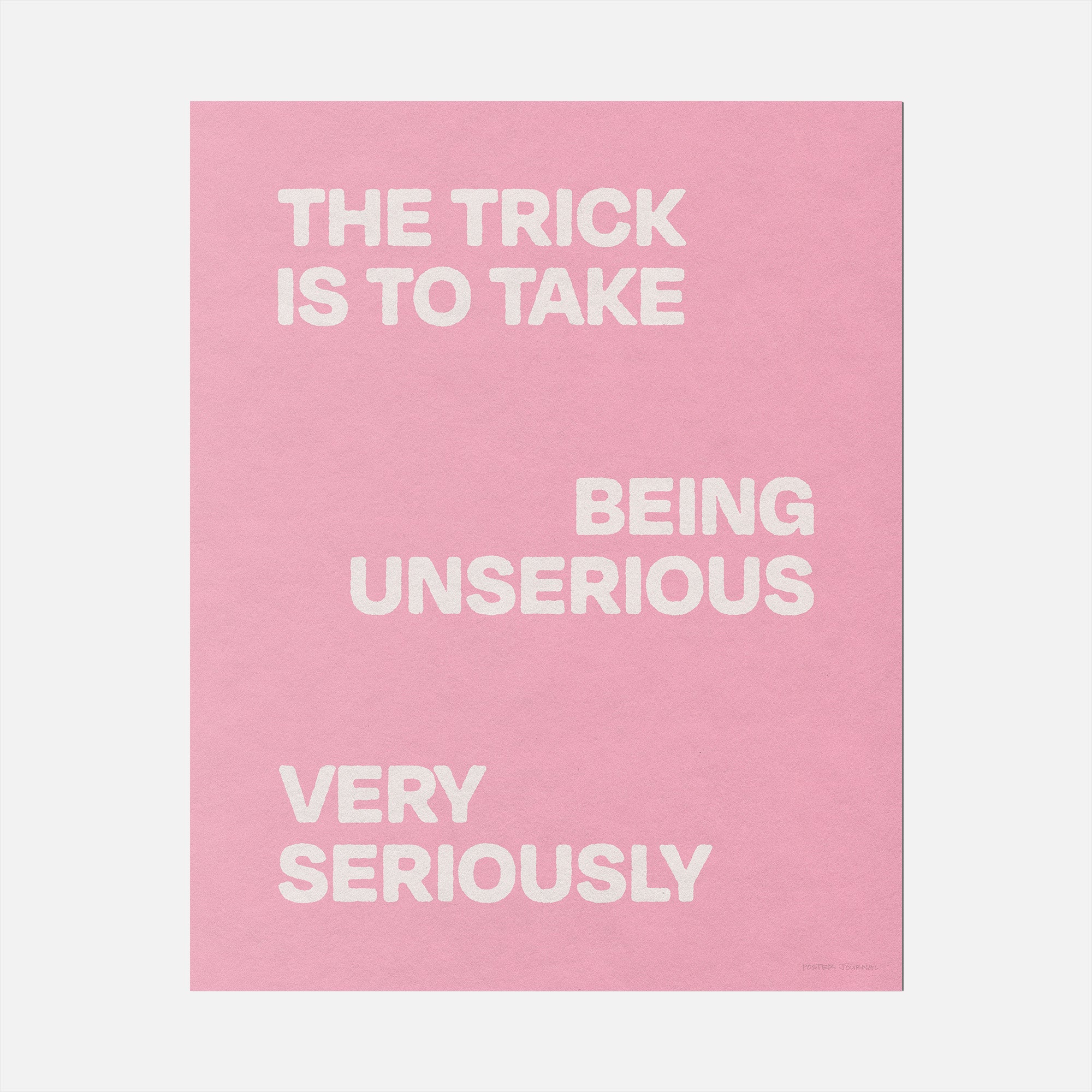 UNSERIOUS PRINT