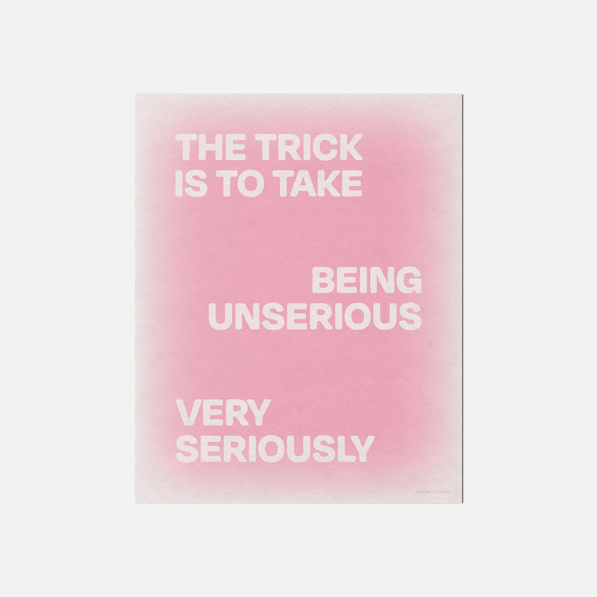 UNSERIOUS PRINT