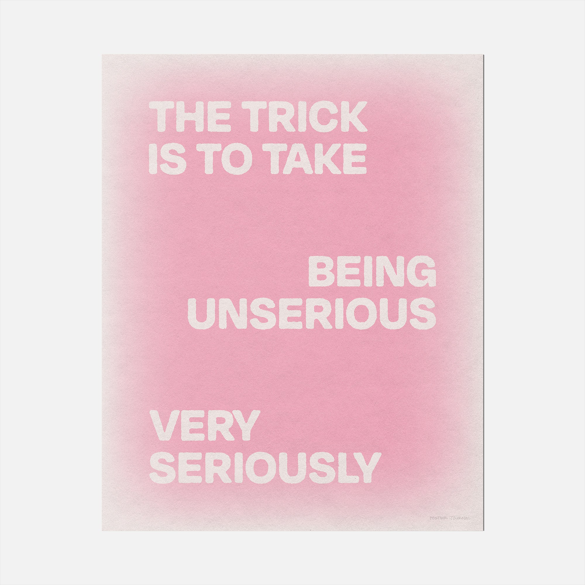 UNSERIOUS PRINT