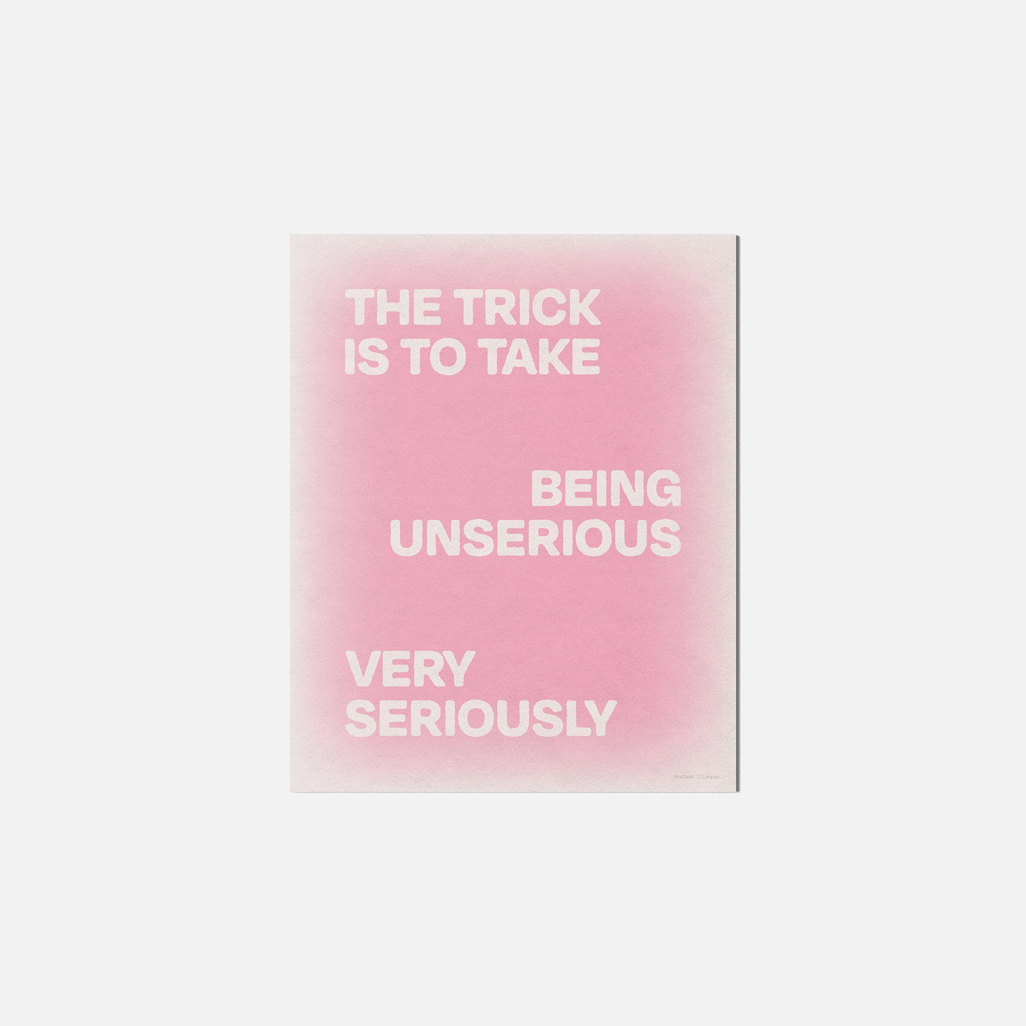 UNSERIOUS PRINT