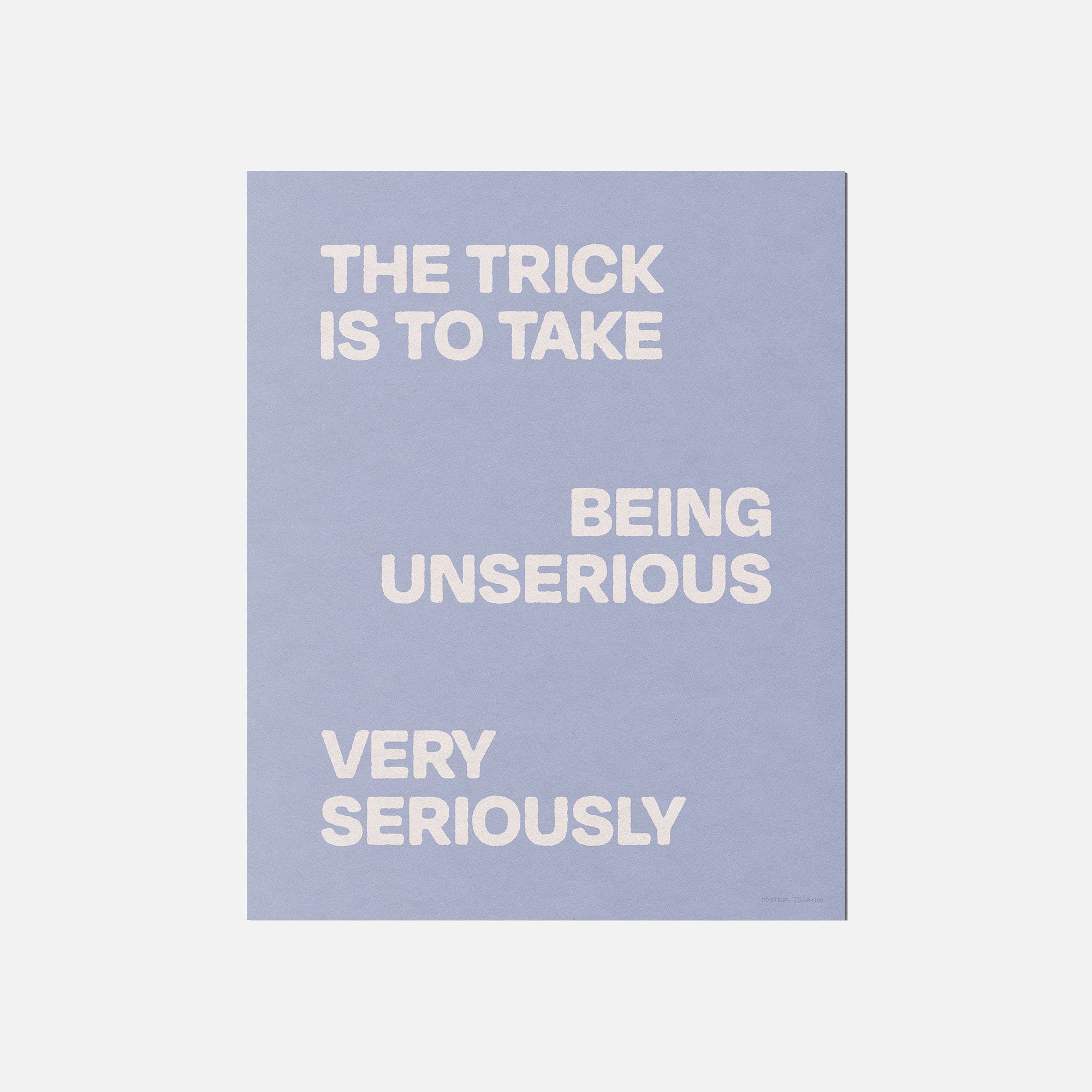 UNSERIOUS PRINT