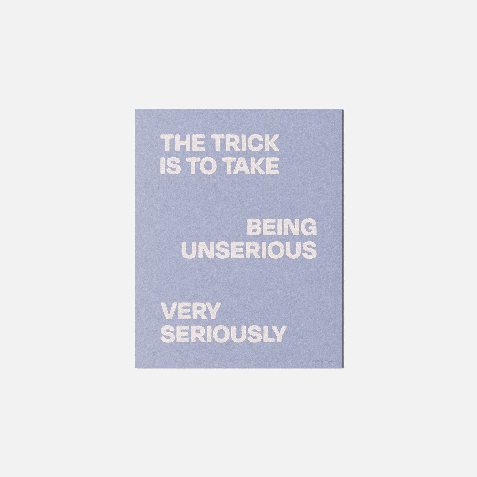 UNSERIOUS PRINT