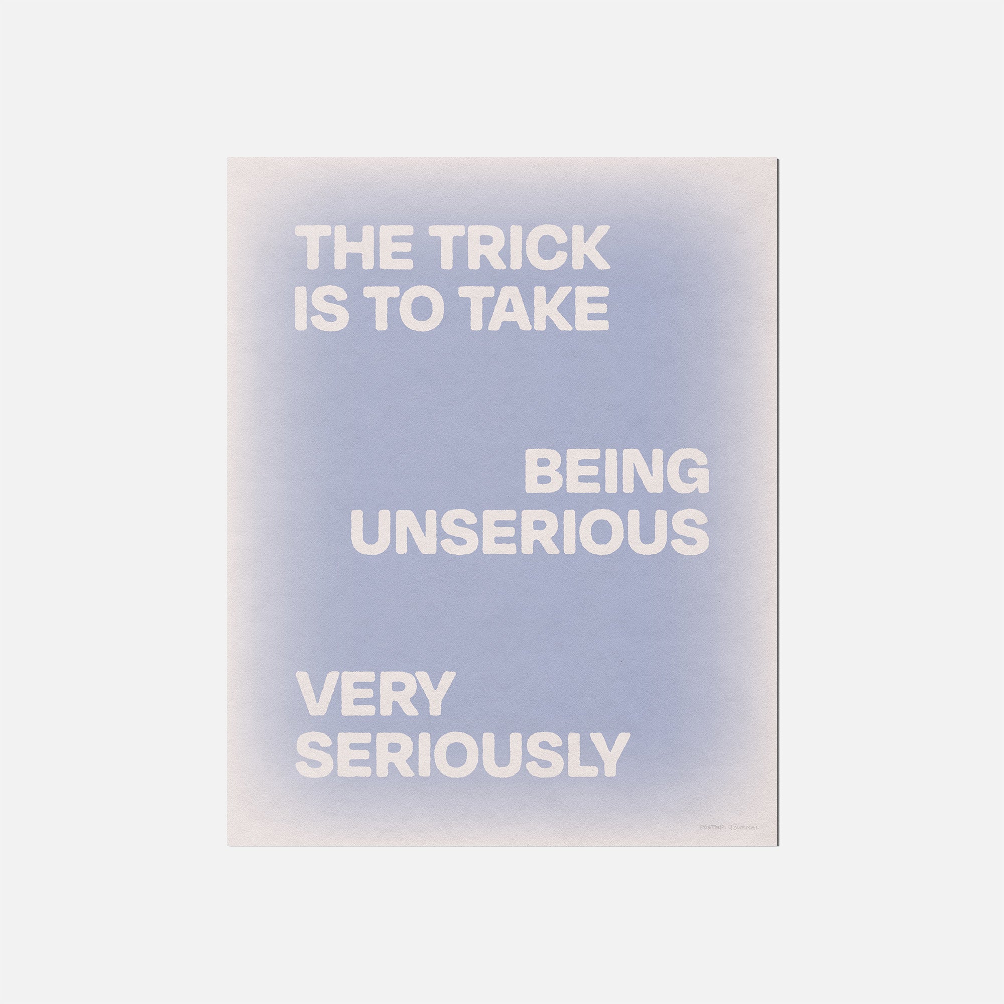 UNSERIOUS PRINT