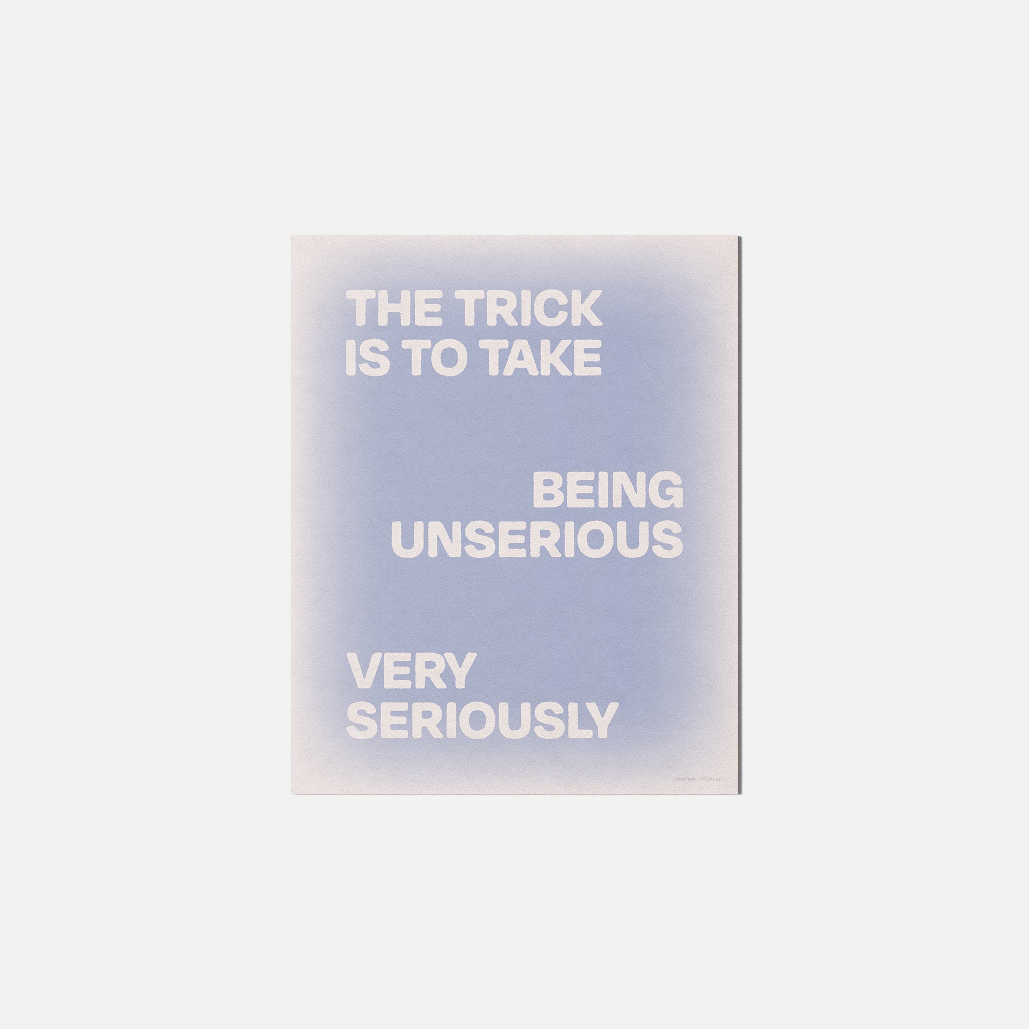 UNSERIOUS PRINT