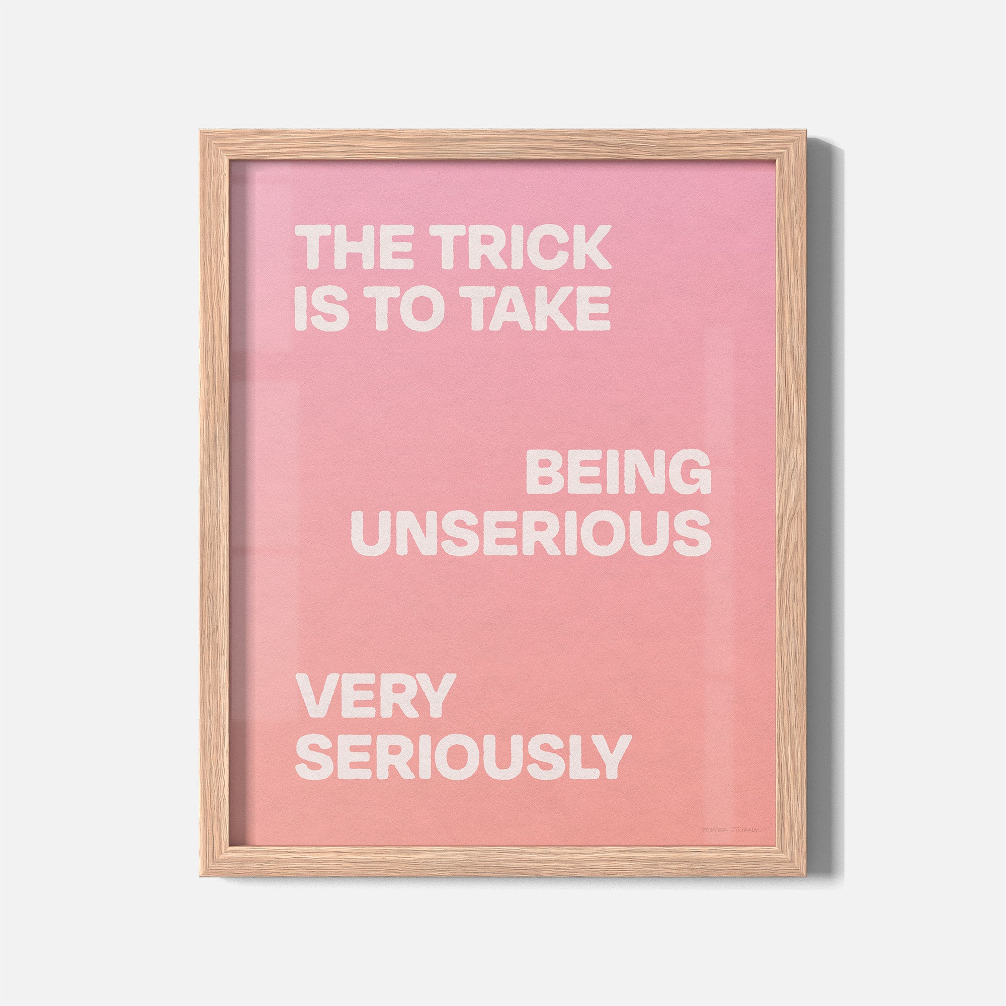 UNSERIOUS PRINT