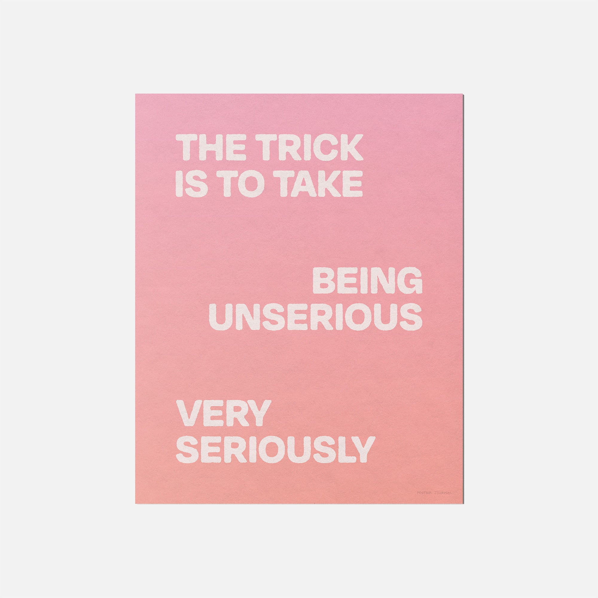 UNSERIOUS PRINT