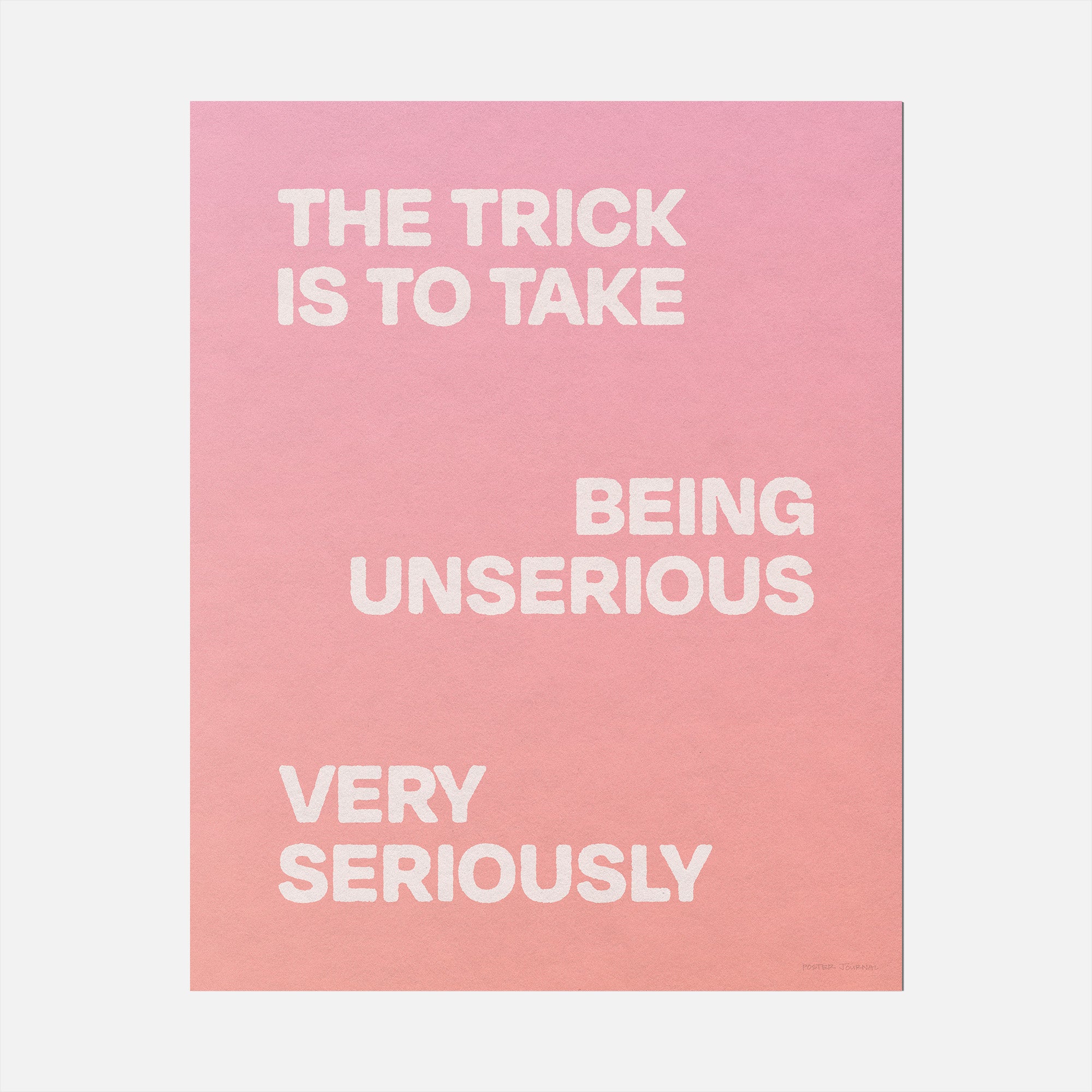 UNSERIOUS PRINT