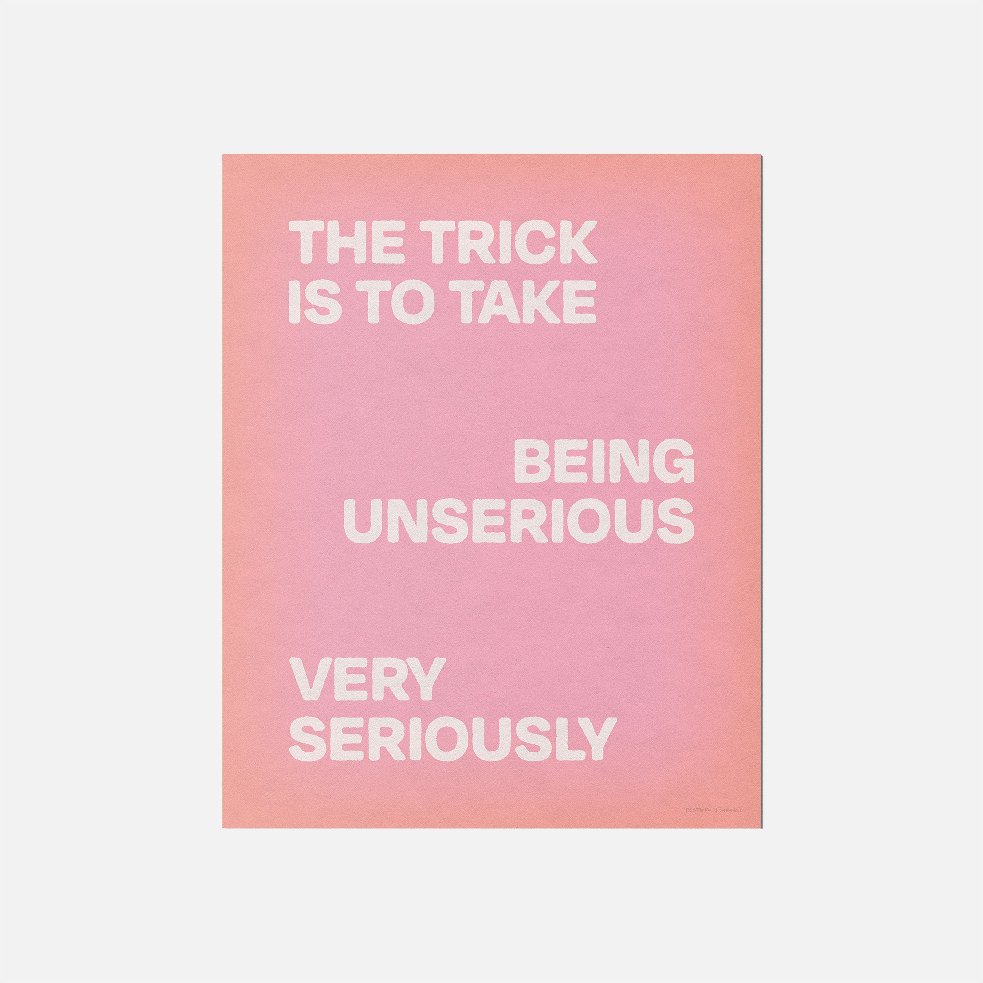 UNSERIOUS PRINT