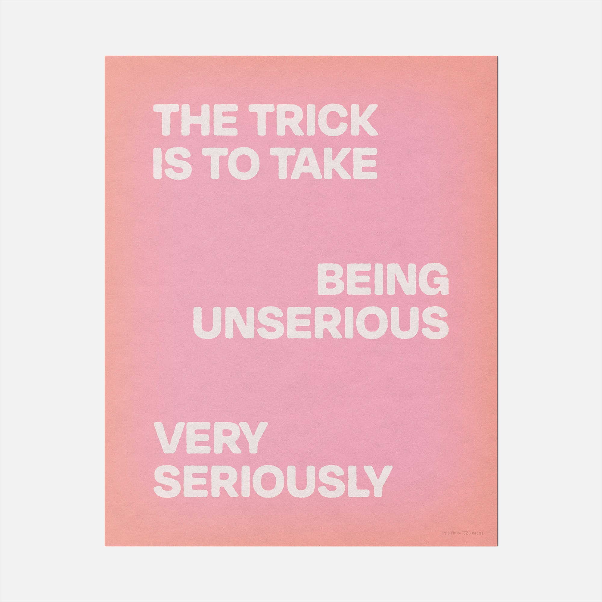 UNSERIOUS PRINT