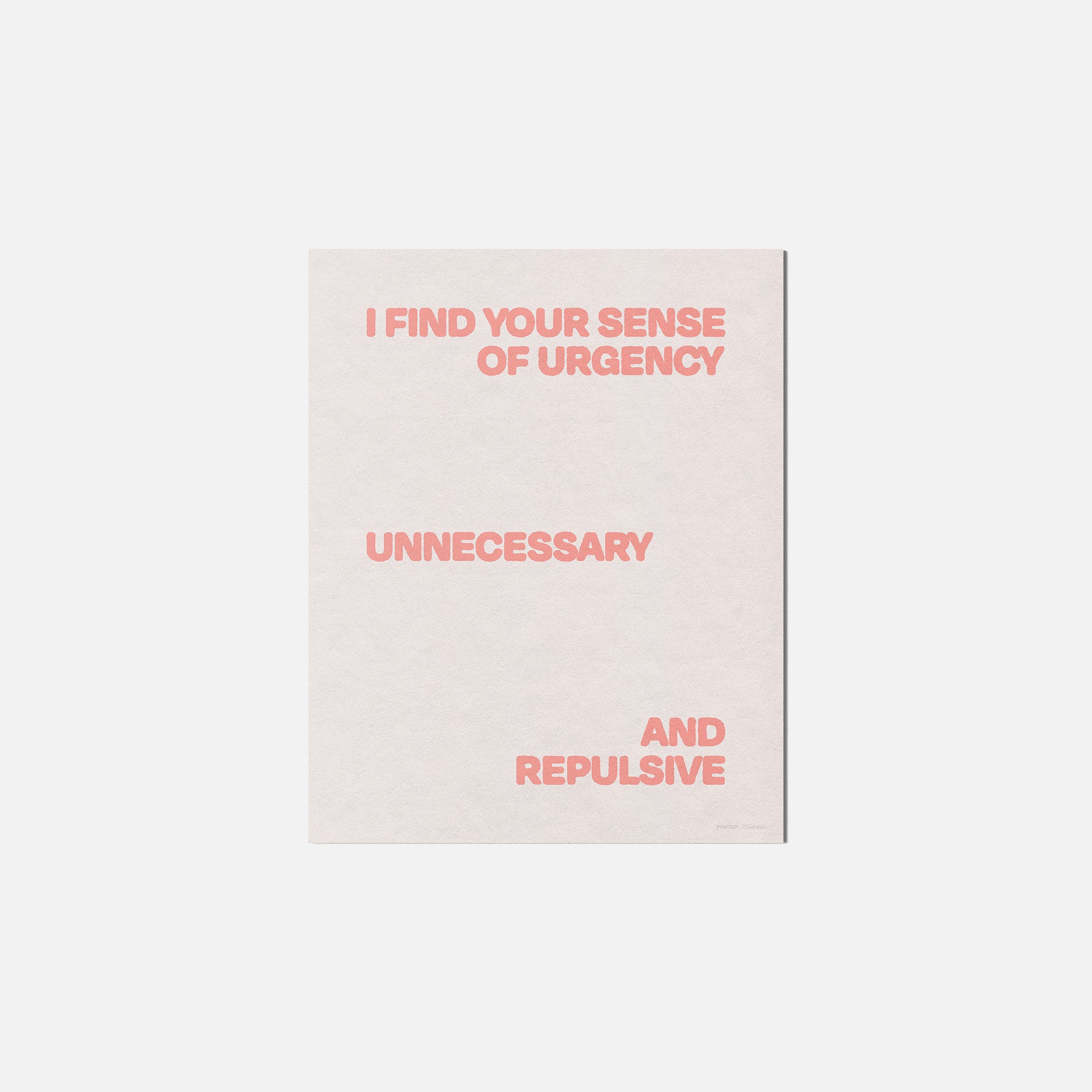URGENCY PRINT