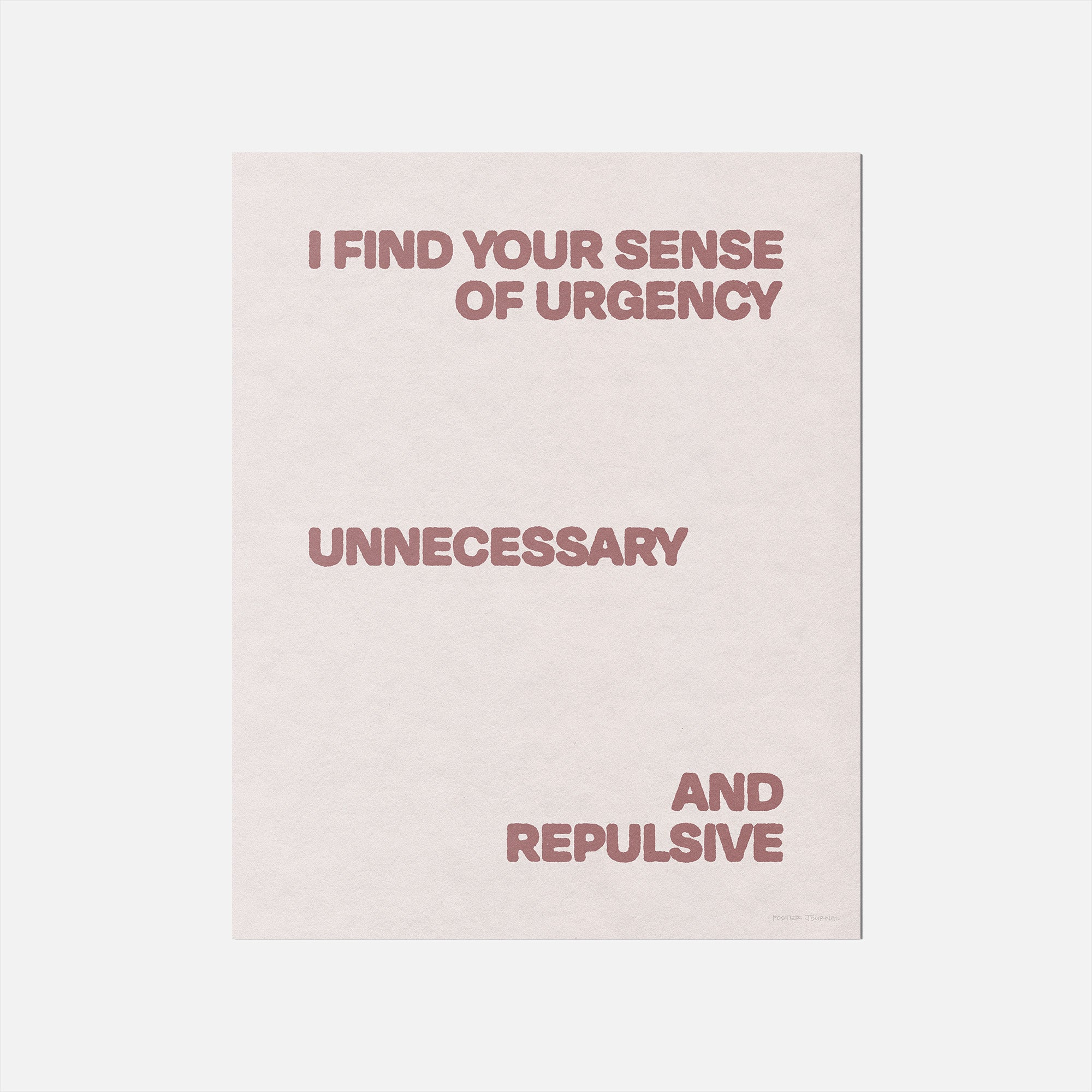 URGENCY PRINT