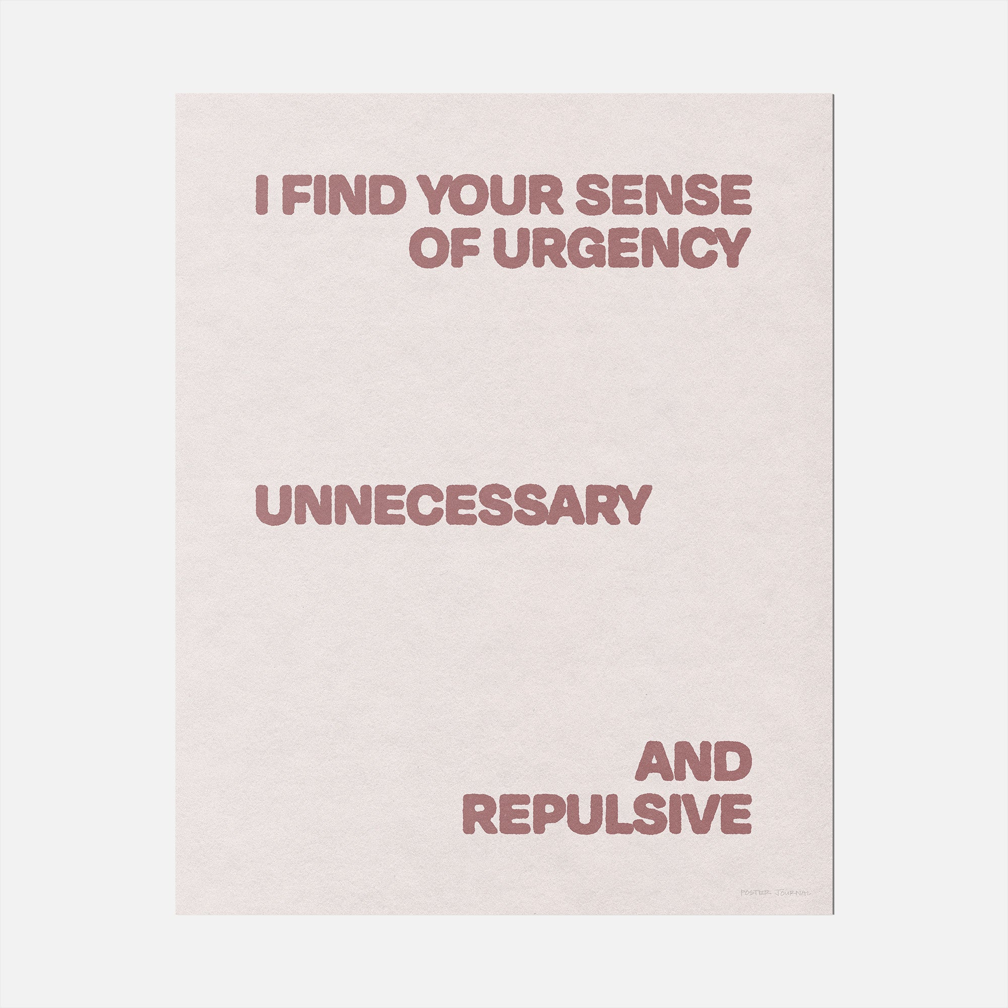 URGENCY PRINT