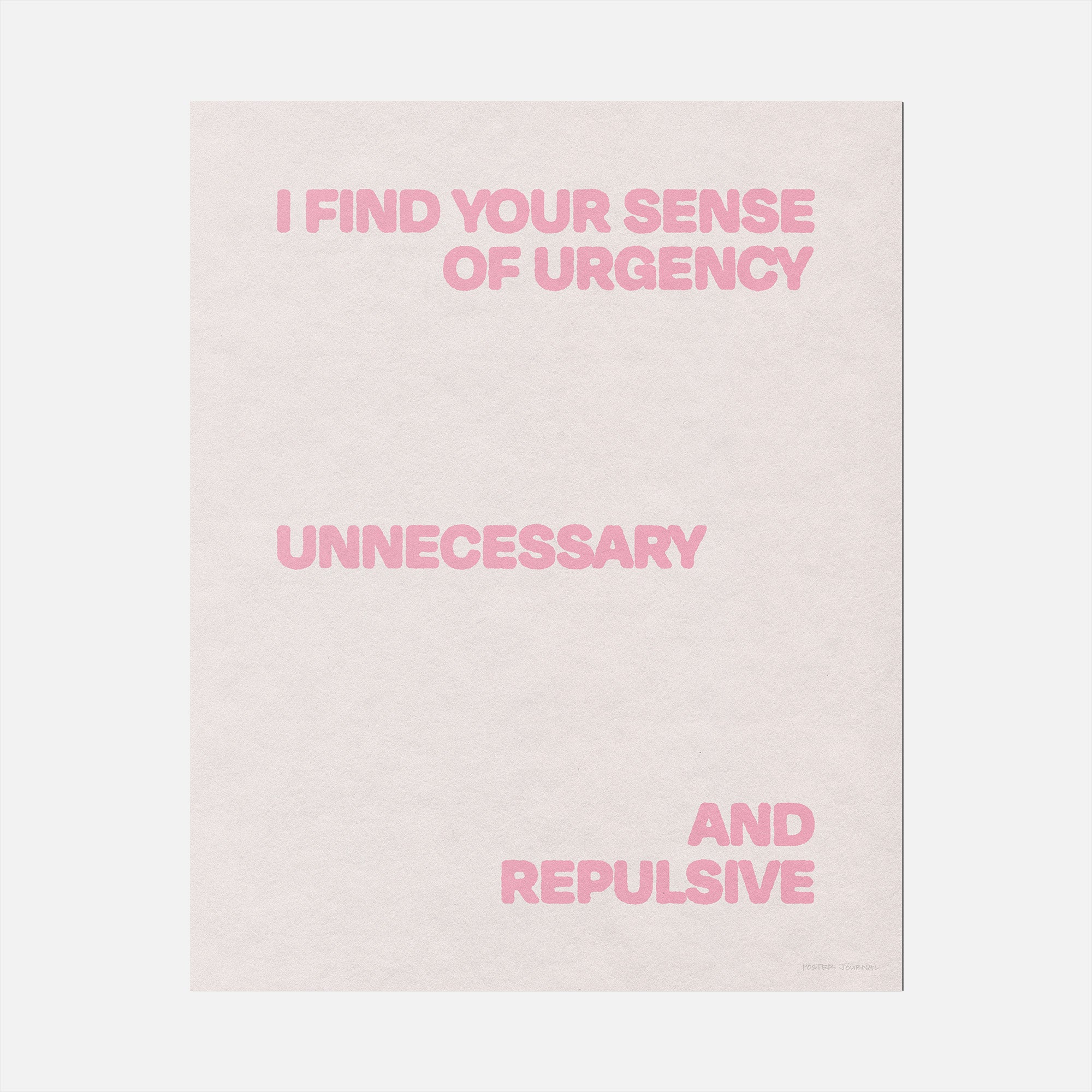 URGENCY PRINT