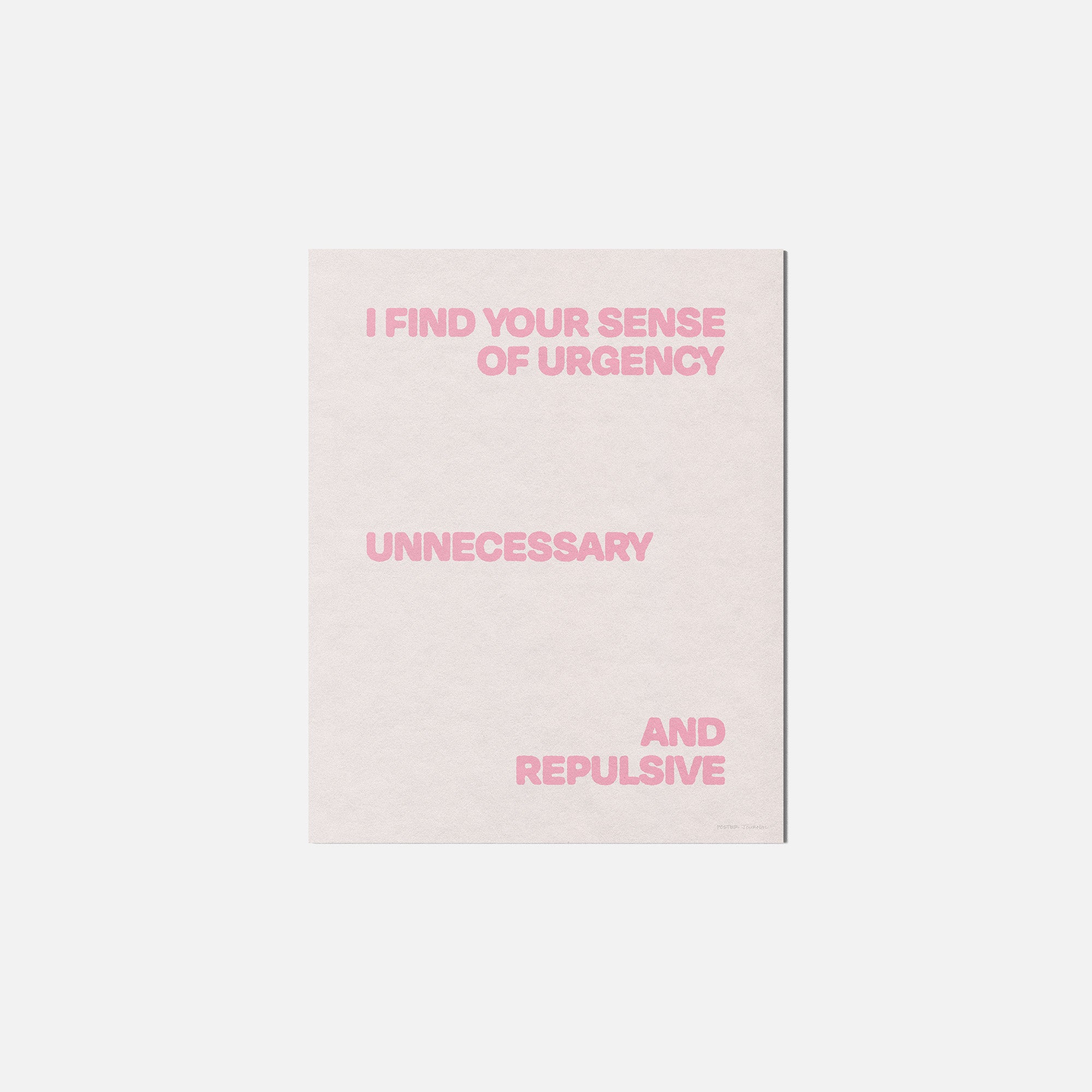 URGENCY PRINT