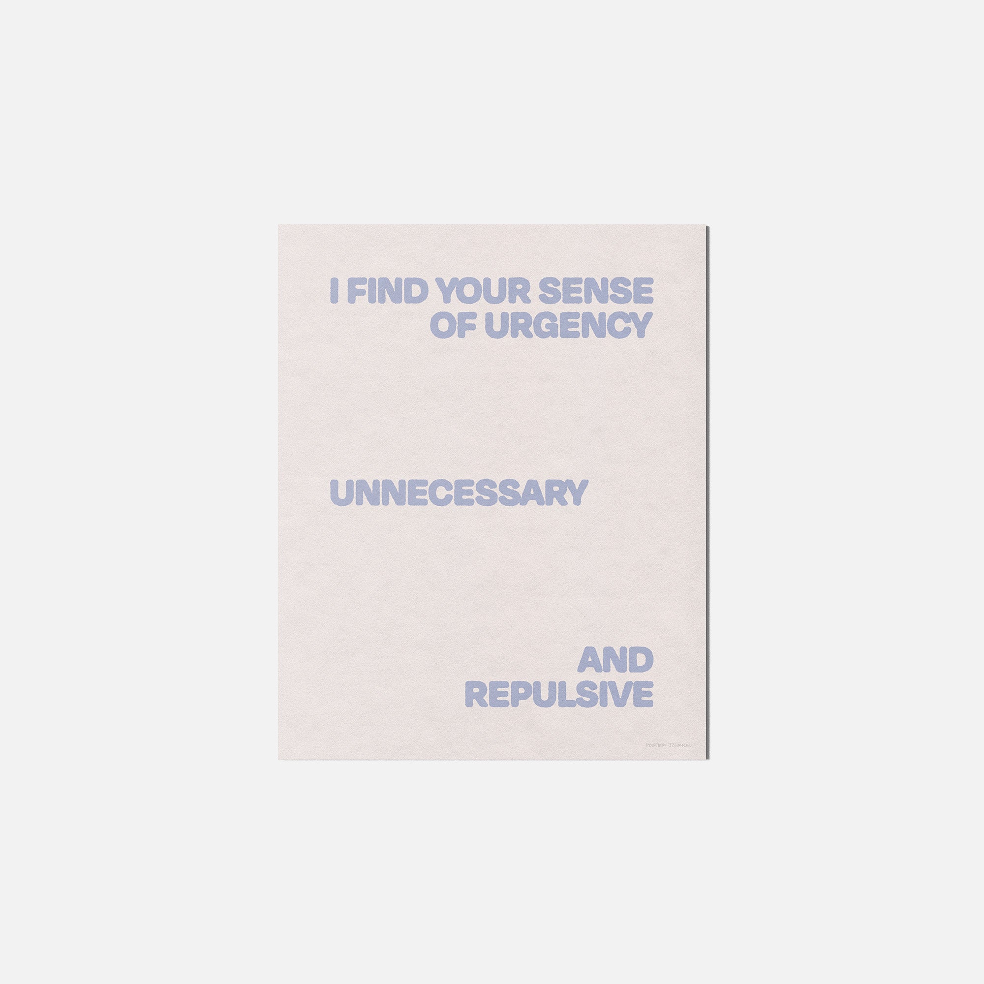 URGENCY PRINT