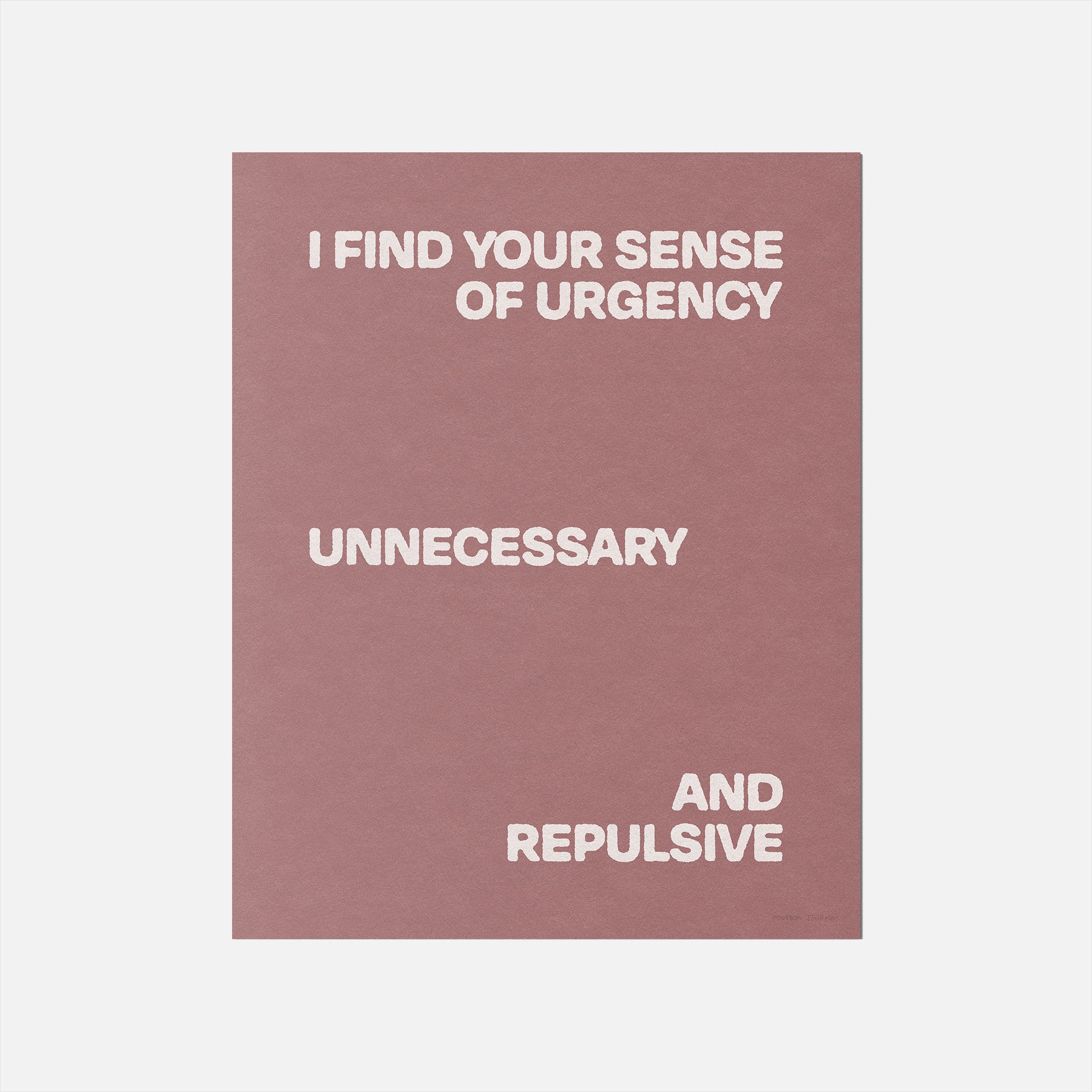 URGENCY PRINT
